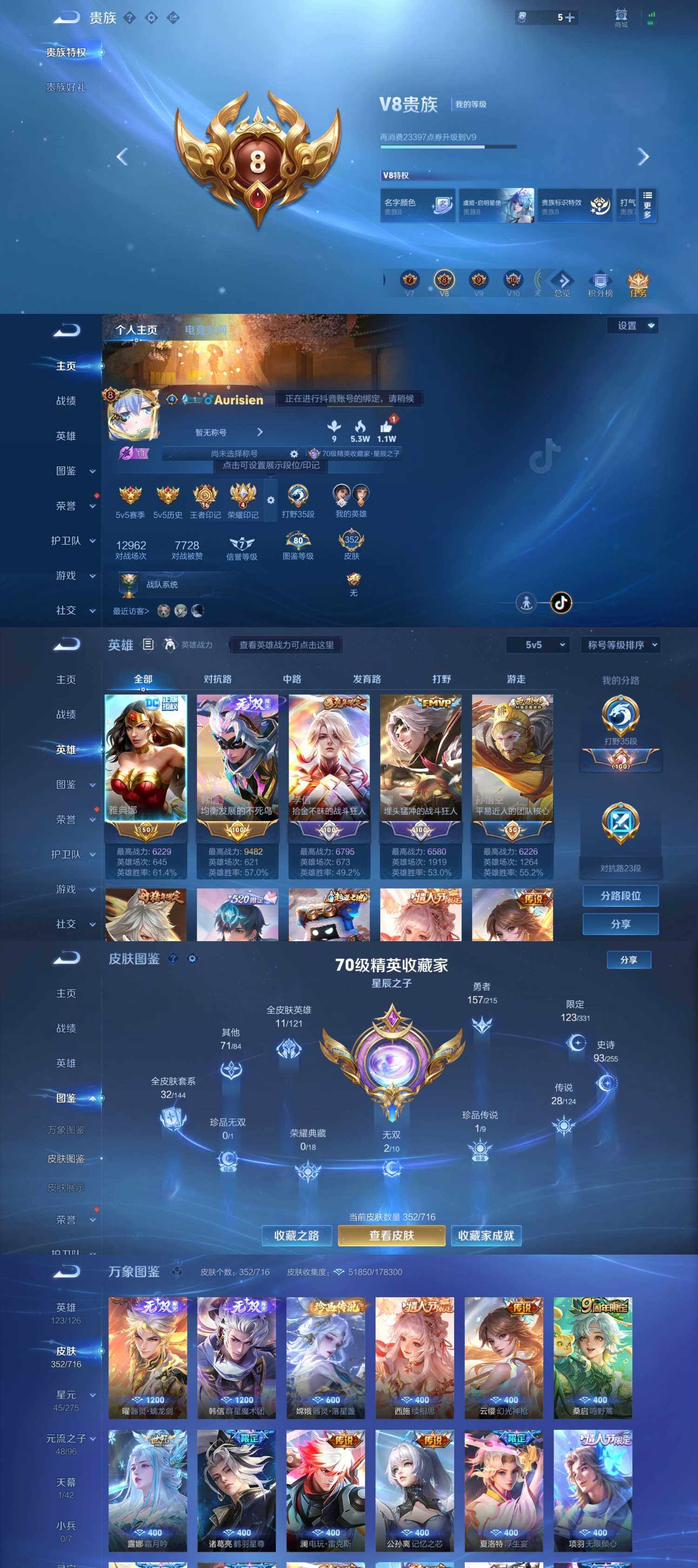 WZYXS3202935王者荣耀账号详情图2 WZYXS3202935王者荣耀账号详情图2