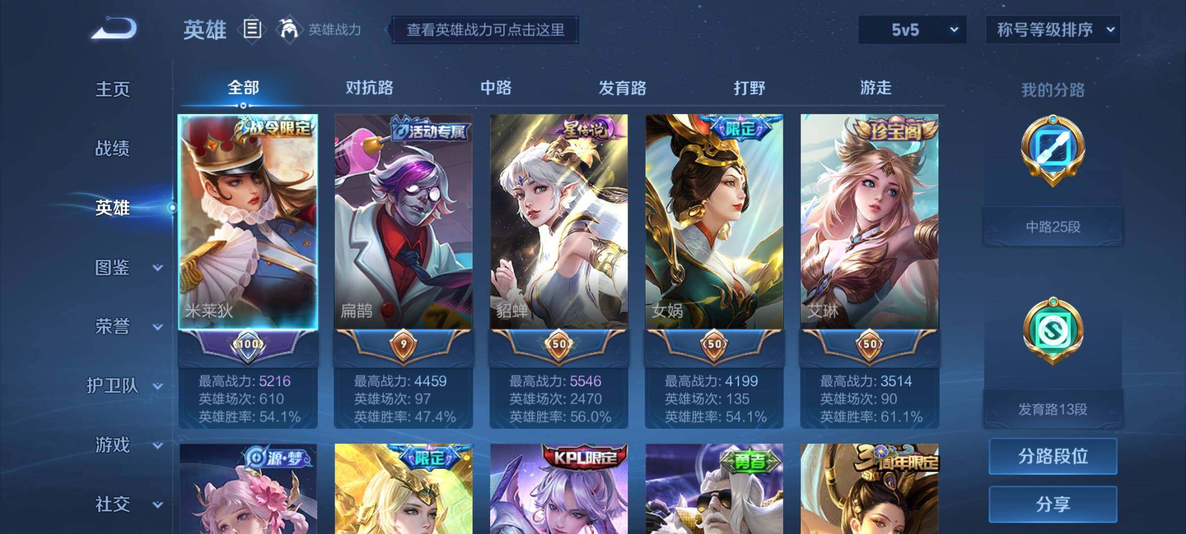 WZYXS3202240王者荣耀账号详情图3 WZYXS3202240王者荣耀账号详情图3