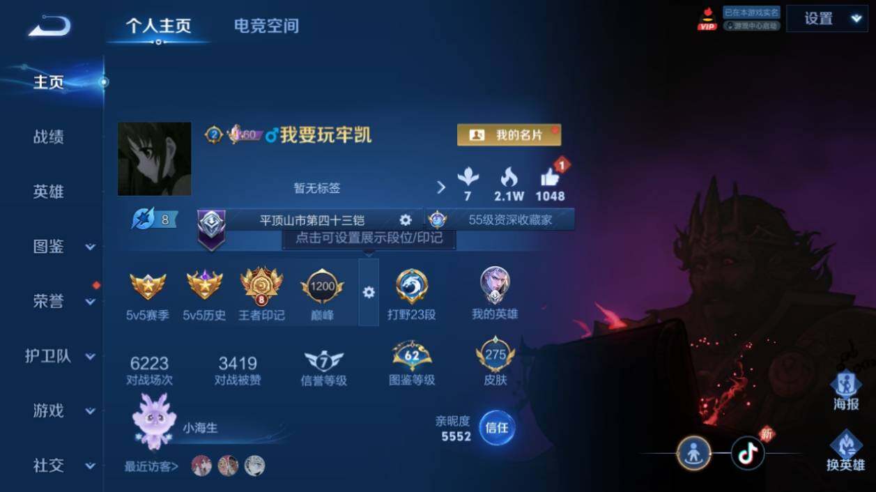 WZ033198078王者荣耀账号详情图7 WZ033198078王者荣耀账号详情图7