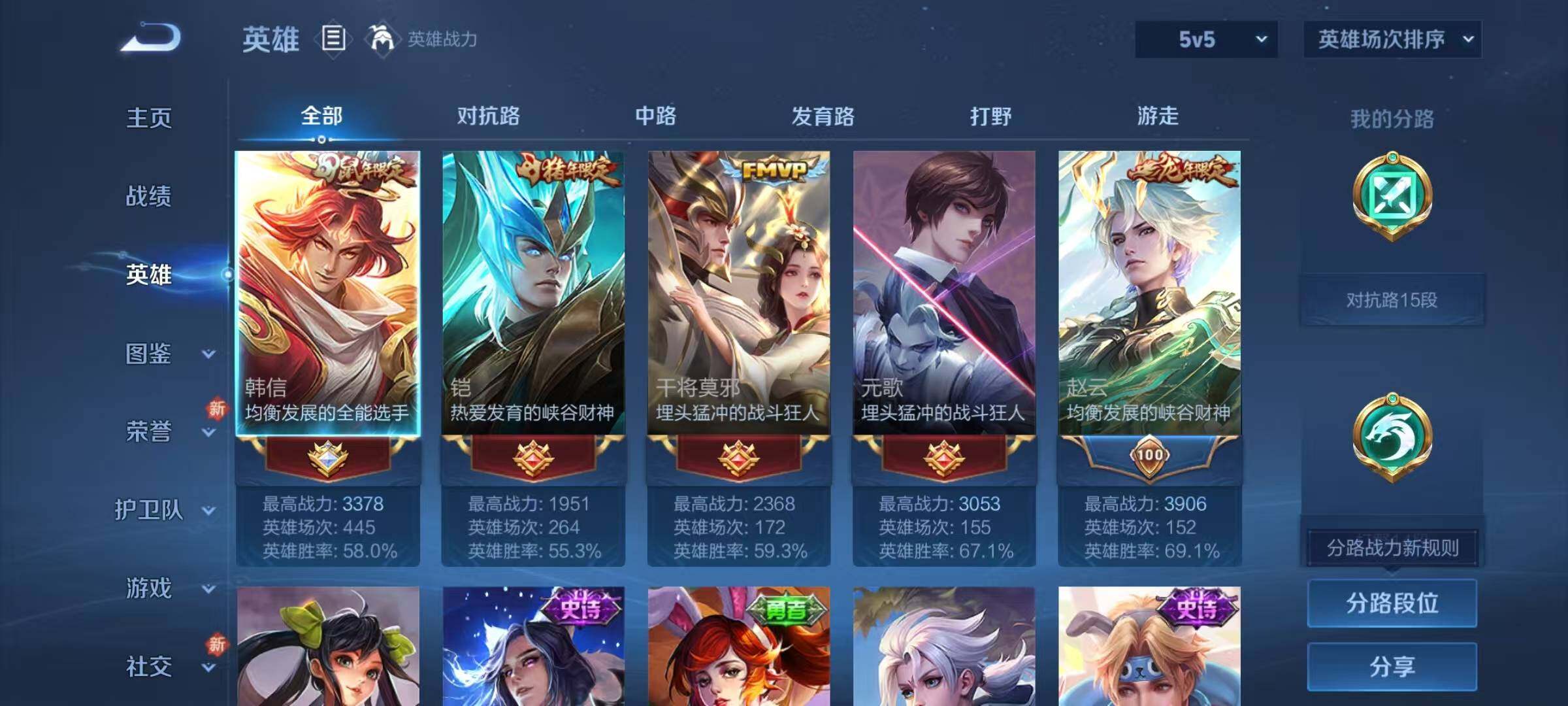WZJZ3199593王者荣耀账号详情图5 WZJZ3199593王者荣耀账号详情图5