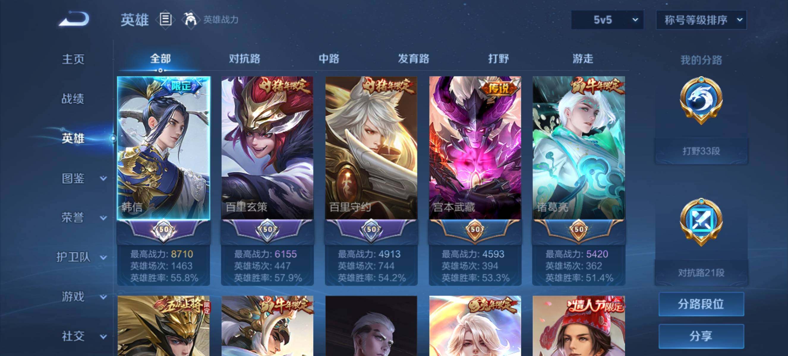 WZ033199219王者荣耀账号详情图9 WZ033199219王者荣耀账号详情图9
