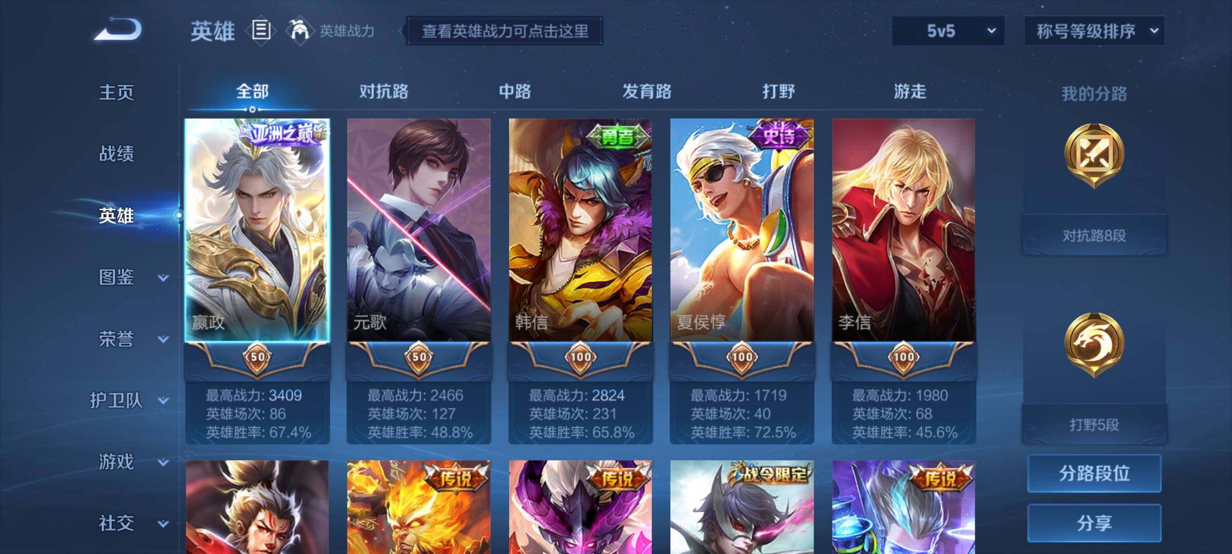 WZYXS3204624王者荣耀账号详情图3 WZYXS3204624王者荣耀账号详情图3