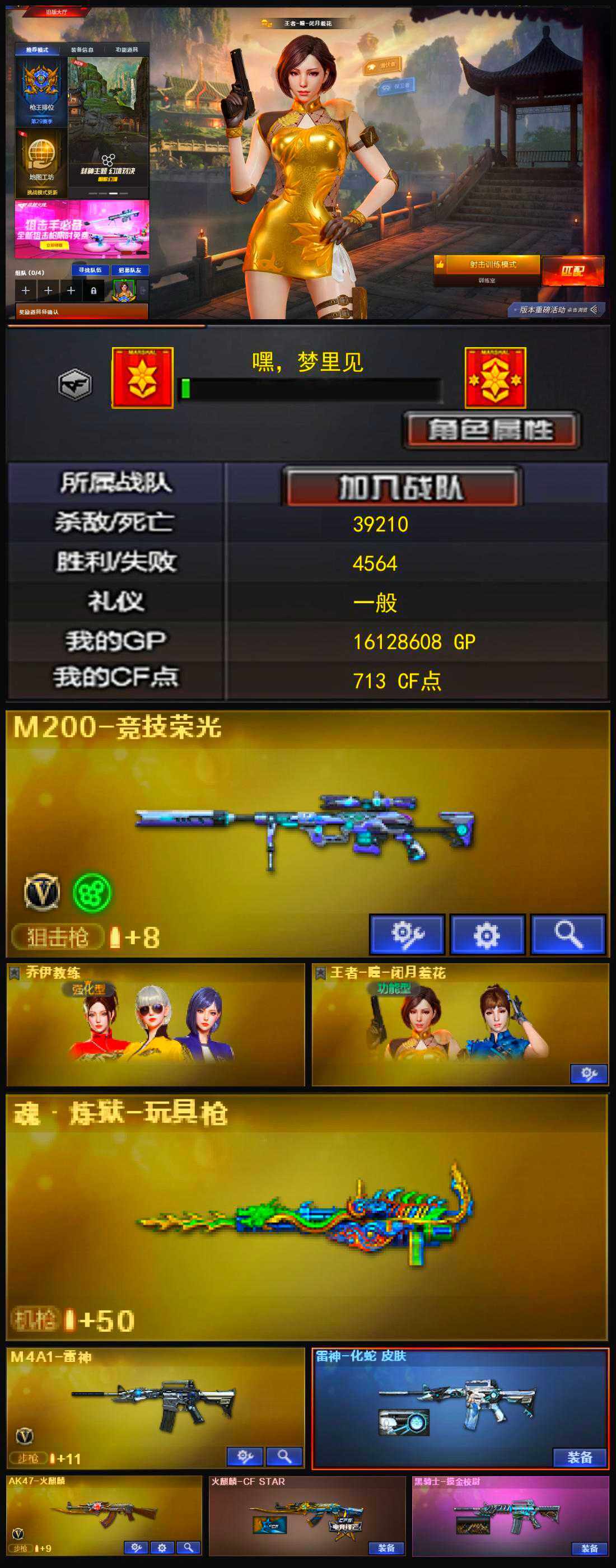 CFSSW320063穿越火线账号详情图3