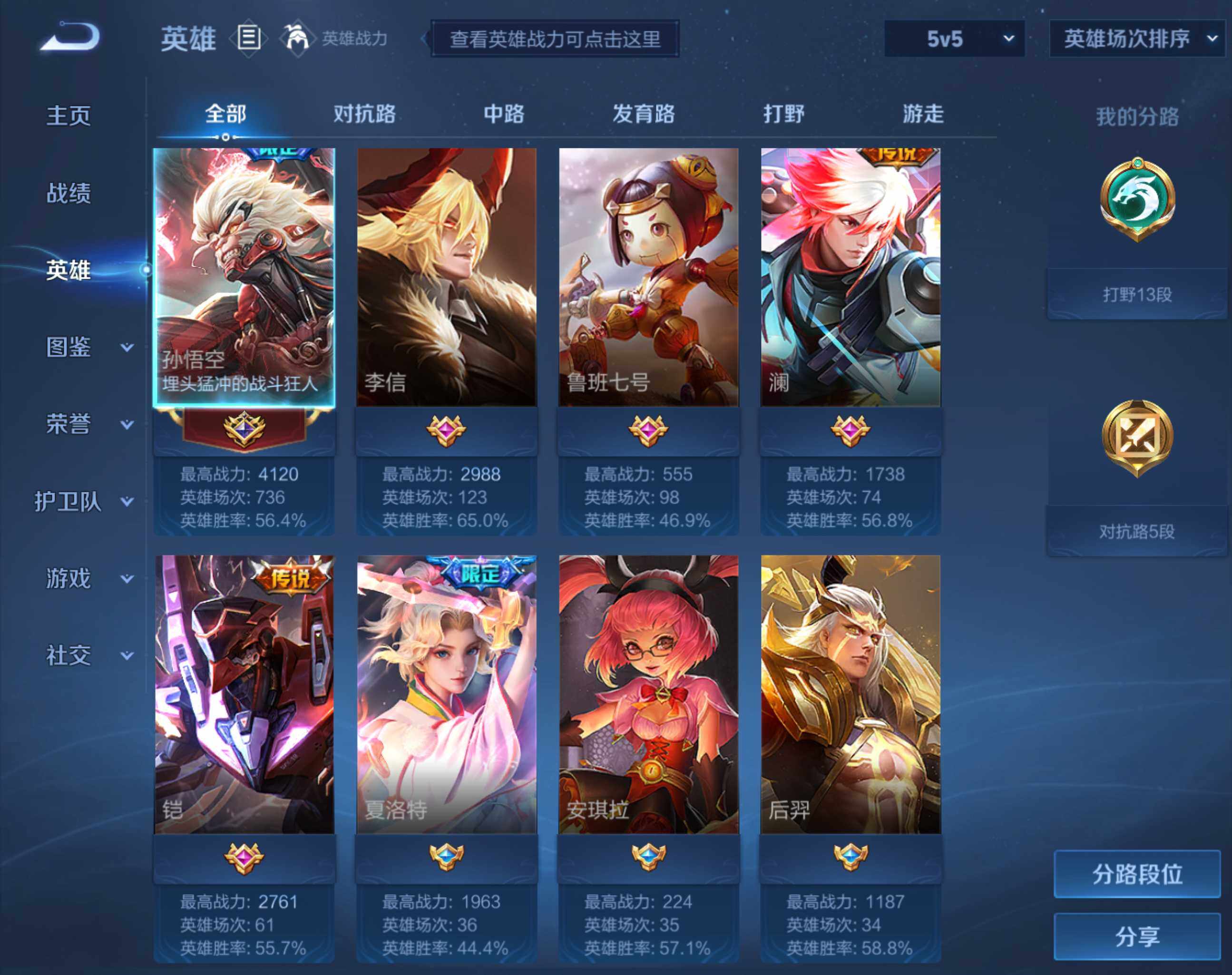 WZHJJ3199700王者荣耀账号详情图2