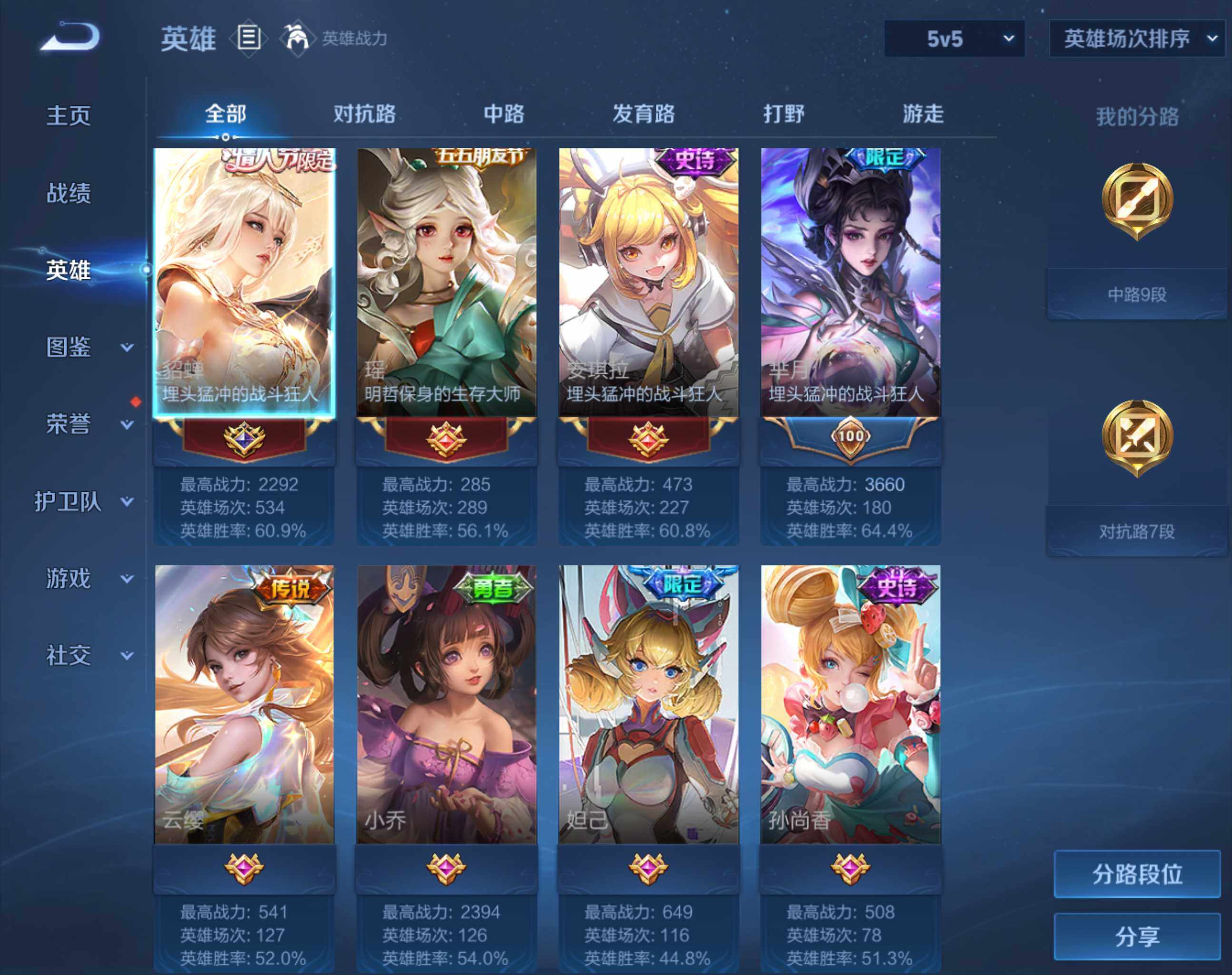 WZHJJ3199710王者荣耀账号详情图2 WZHJJ3199710王者荣耀账号详情图2