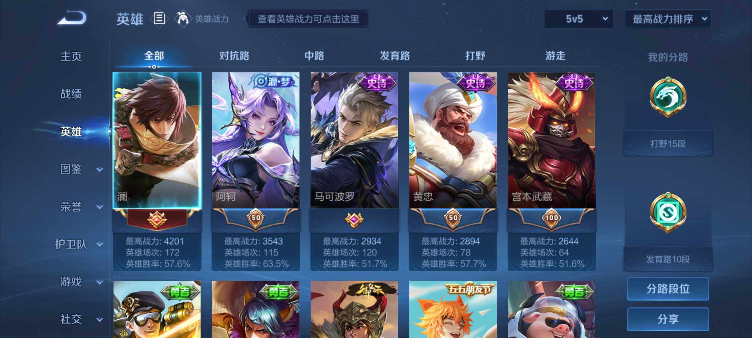 WZHJJ3207035王者荣耀账号详情图2