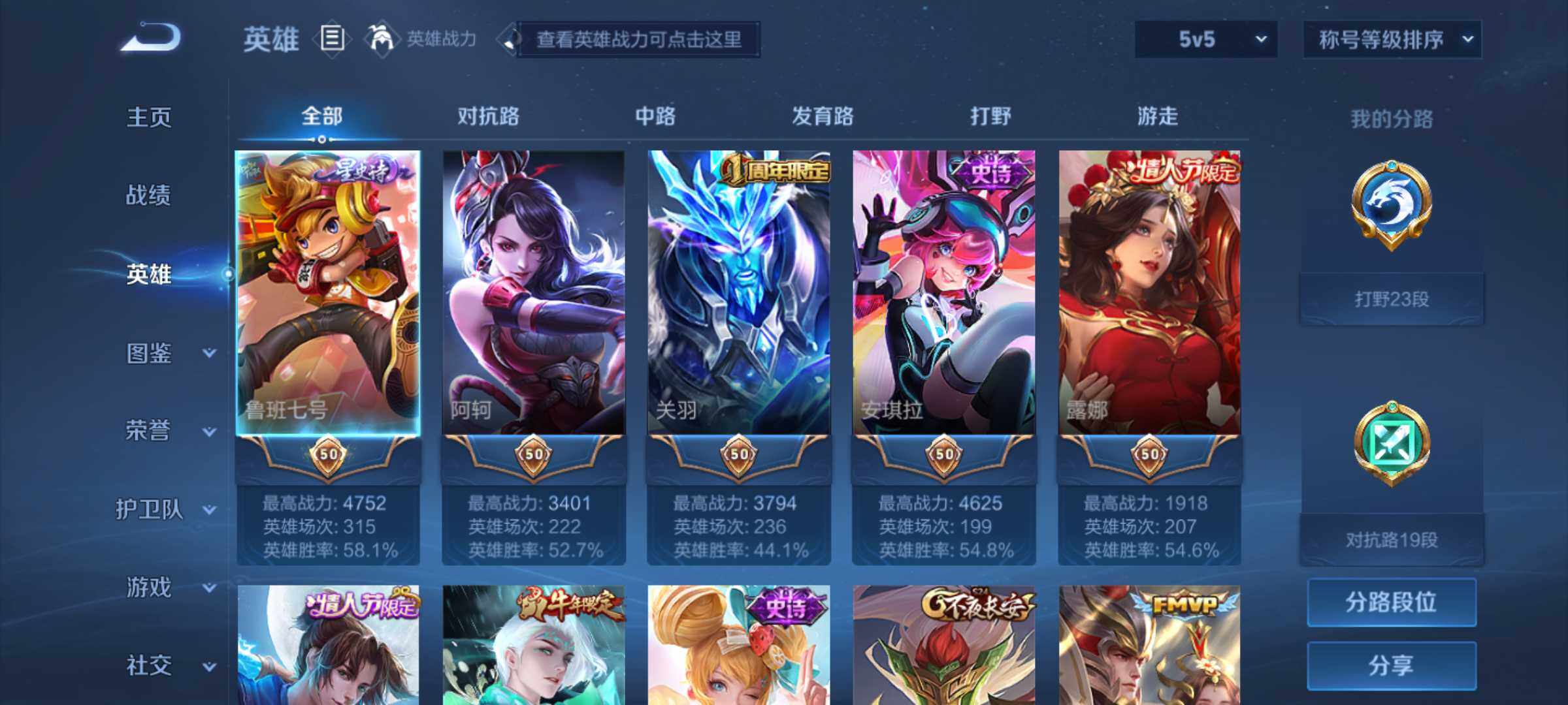 WZHJJ3207032王者荣耀账号详情图2 WZHJJ3207032王者荣耀账号详情图2