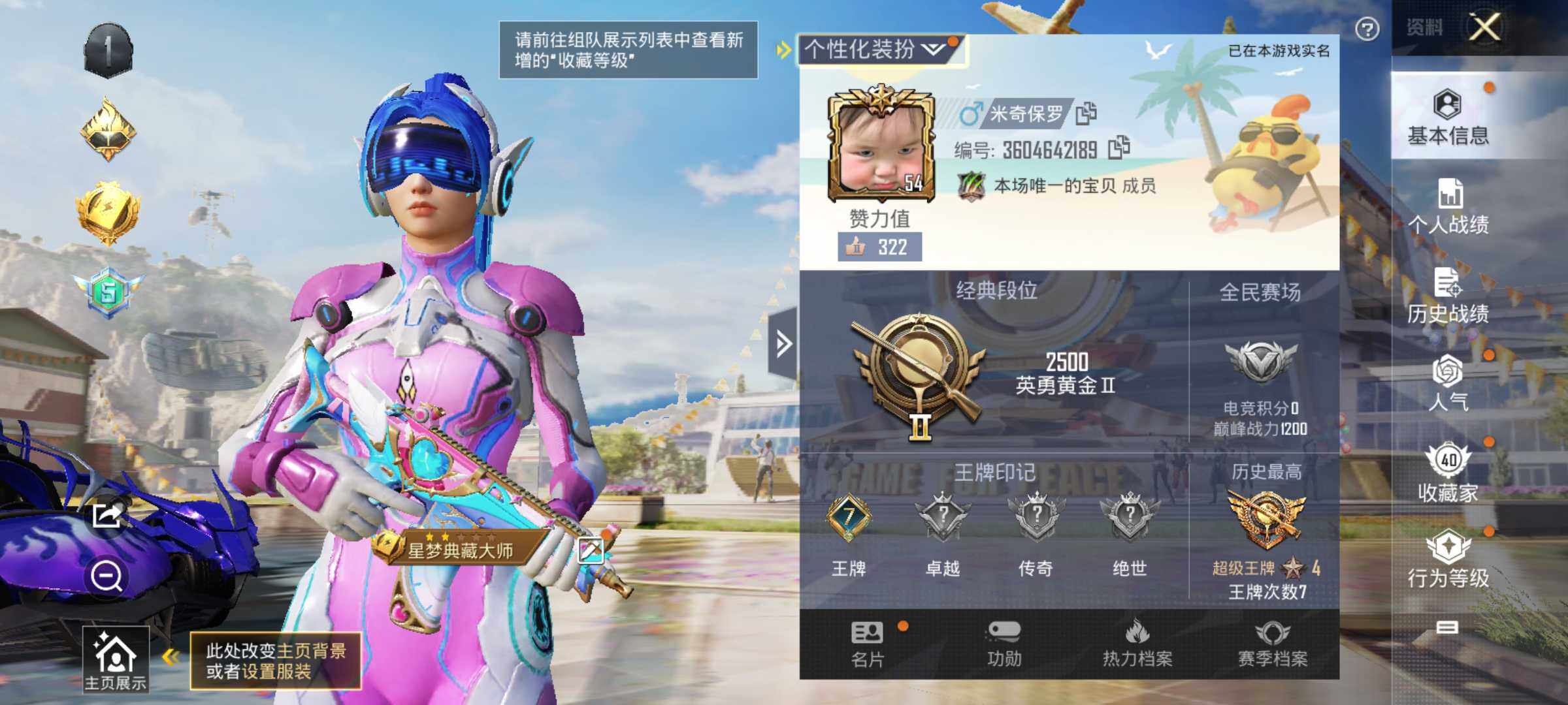HPHJJ3283609和平精英账号详情图10 HPHJJ3283609和平精英账号详情图10