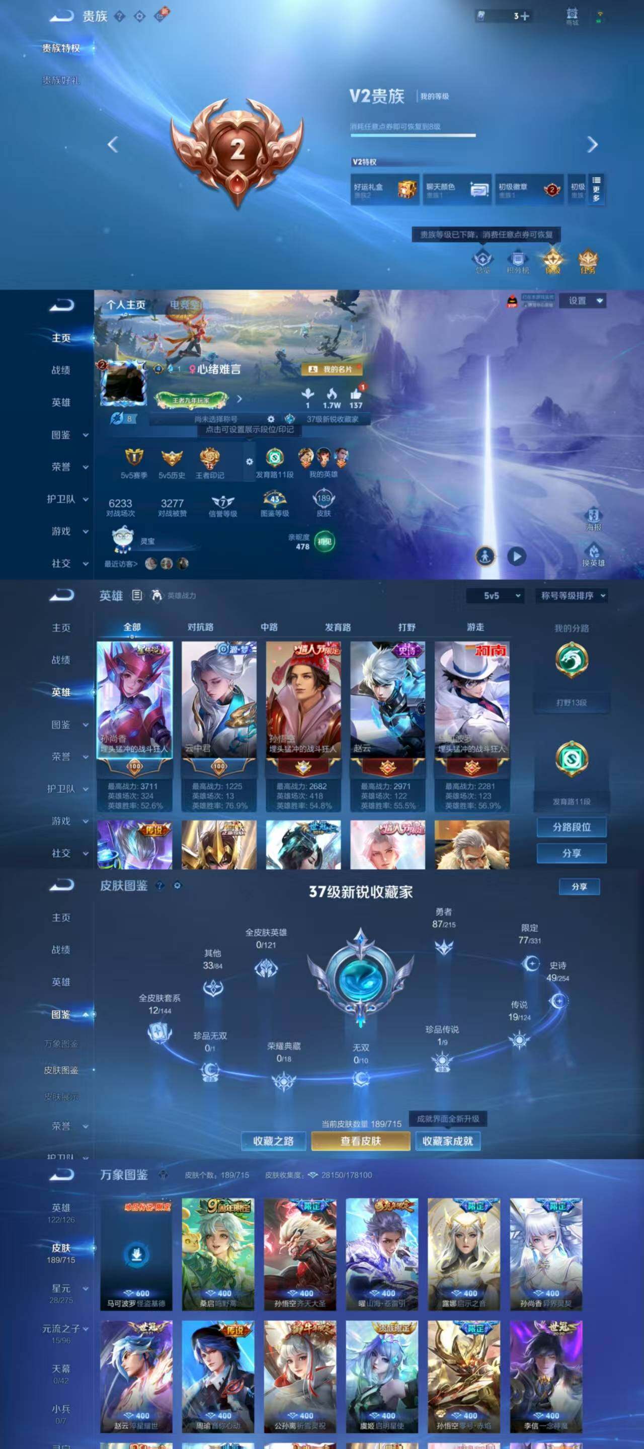 WZYXS3202452王者荣耀账号详情图2 WZYXS3202452王者荣耀账号详情图2