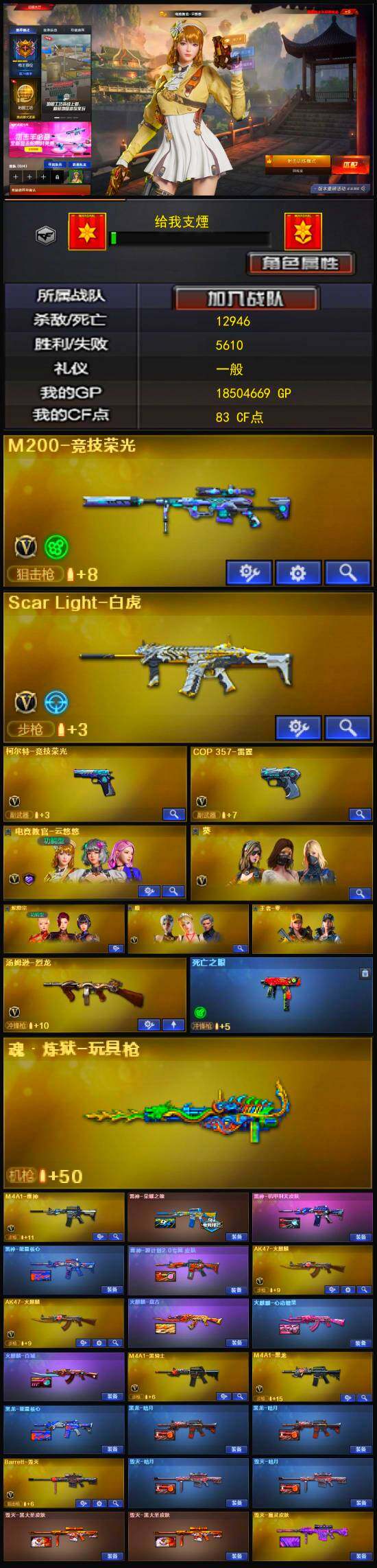 CFLX320094穿越火线账号详情图3 CFLX320094穿越火线账号详情图3