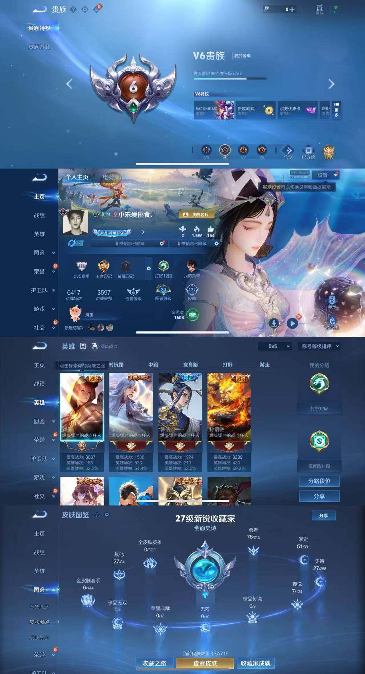 WZYXS3202473王者荣耀账号详情图2
