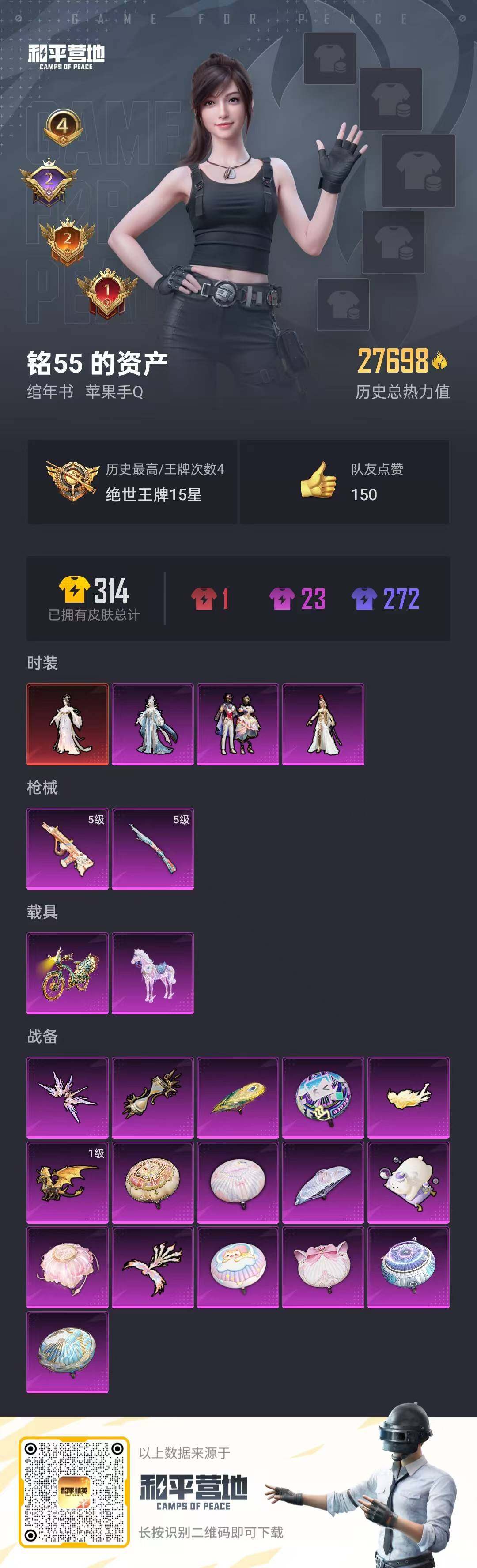 HPLFY3283790和平精英账号详情图4 HPLFY3283790和平精英账号详情图4