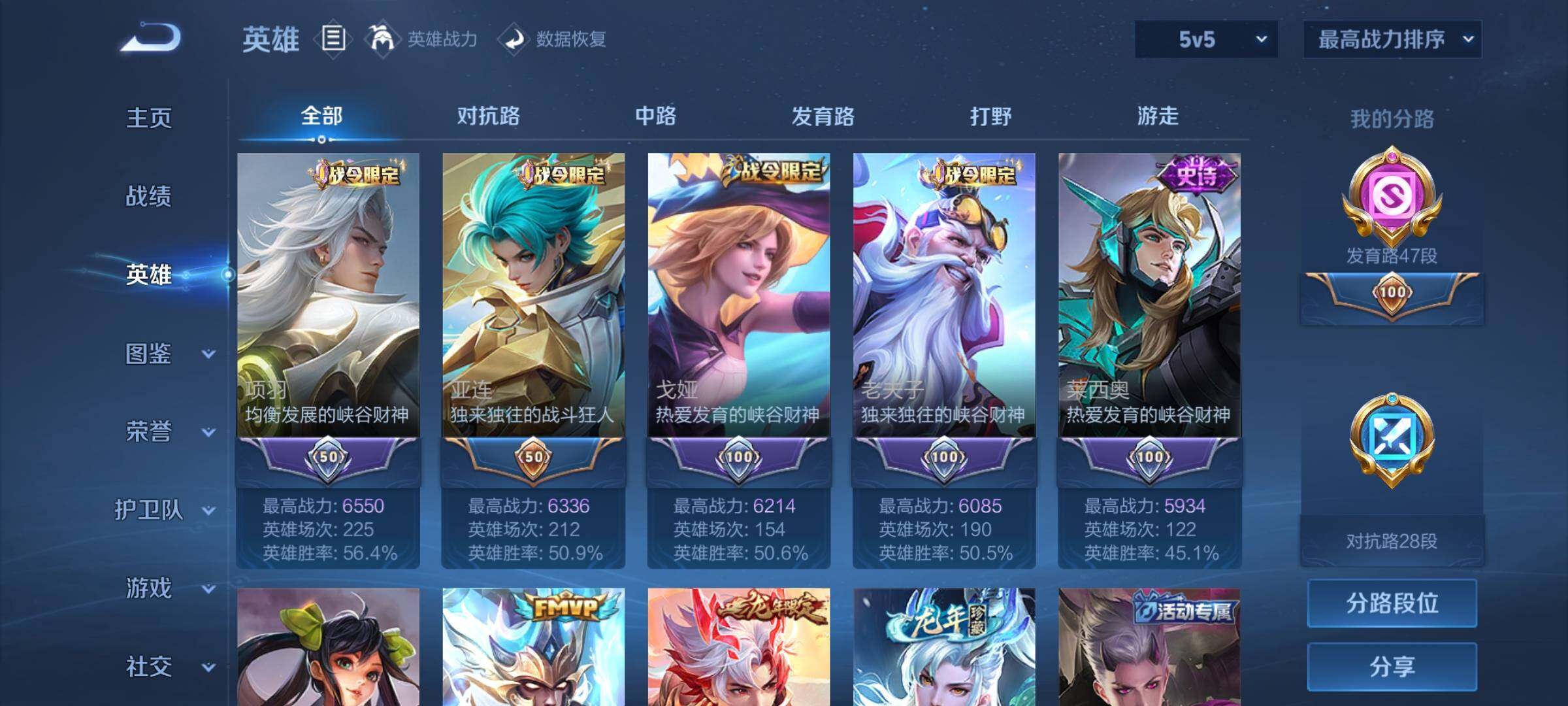 WZYXS3202543王者荣耀账号详情图4 WZYXS3202543王者荣耀账号详情图4