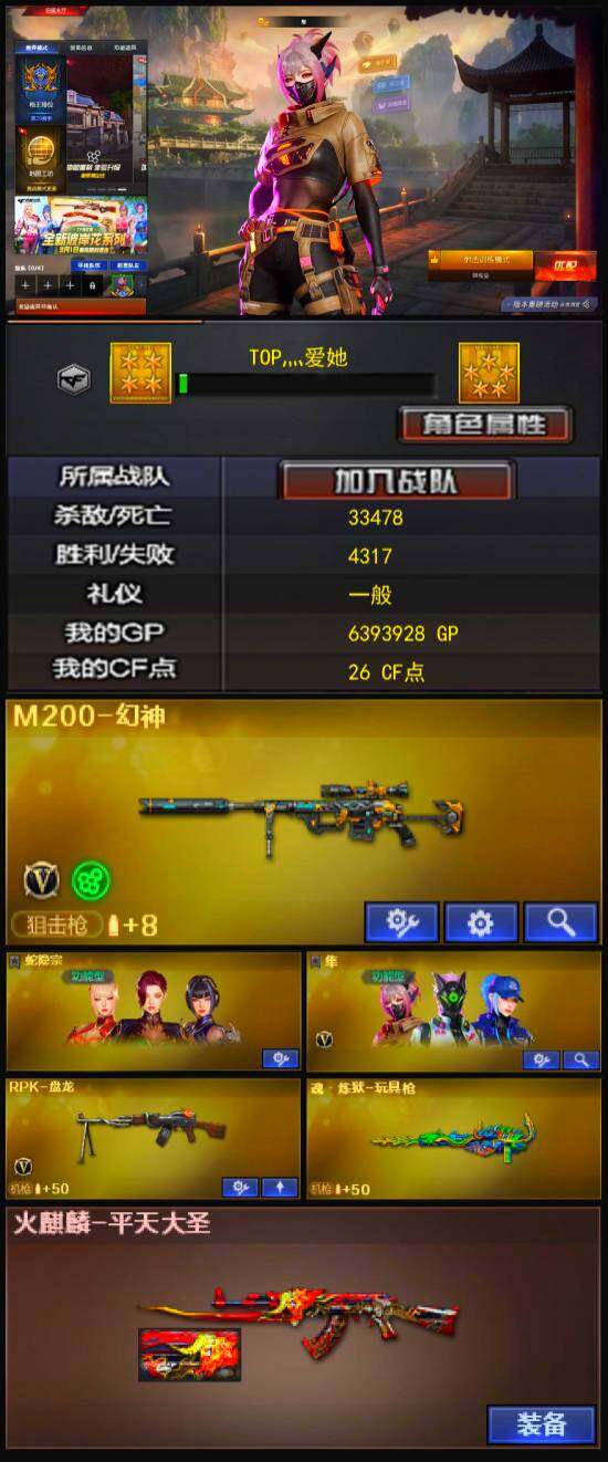 CFLX320205穿越火线账号详情图3 CFLX320205穿越火线账号详情图3