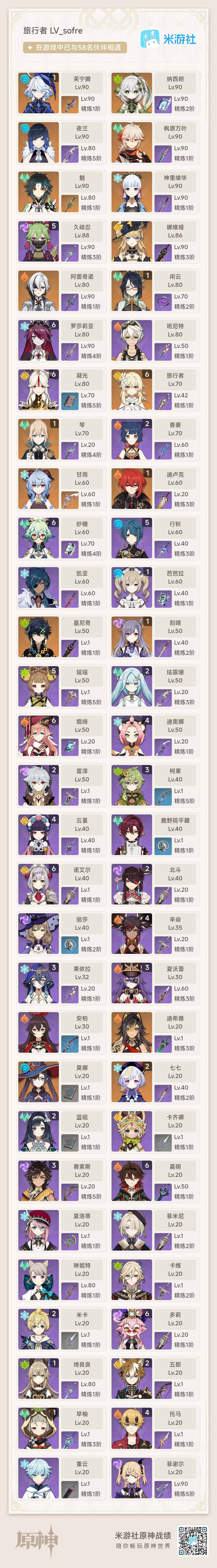 YSEY37180原神账号详情图3