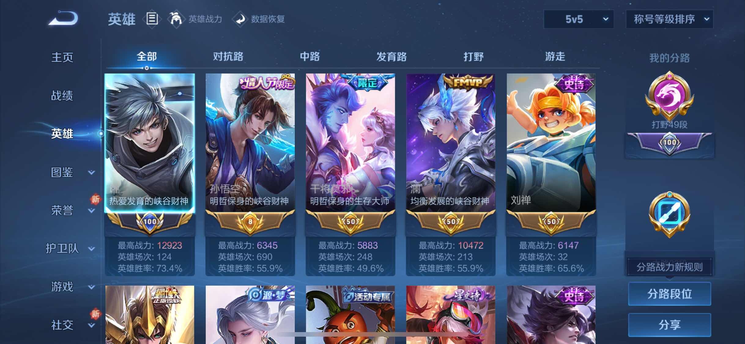 WZYXS3206166王者荣耀账号详情图3