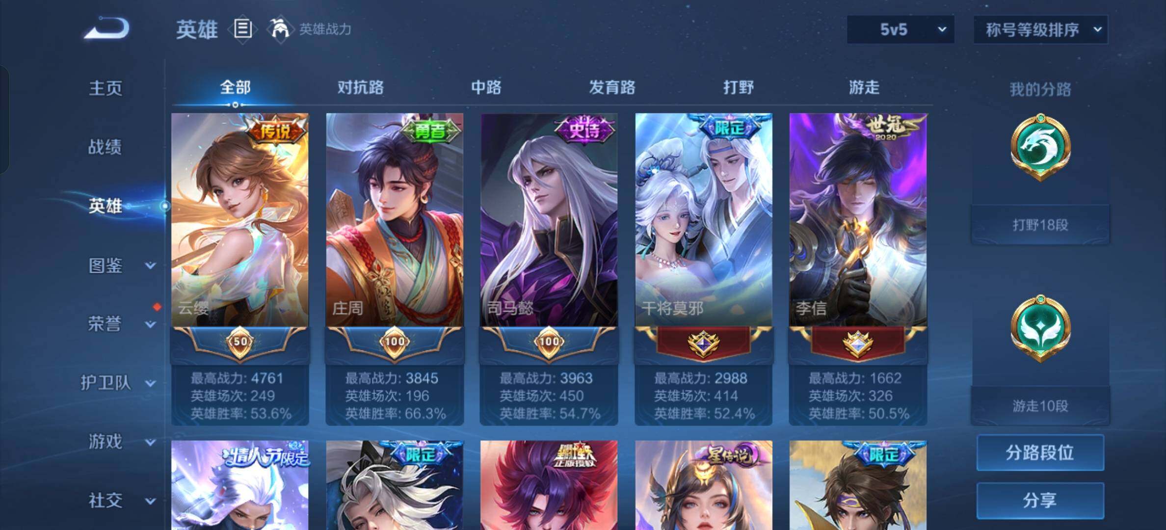 WZYXS3204470王者荣耀账号详情图4 WZYXS3204470王者荣耀账号详情图4
