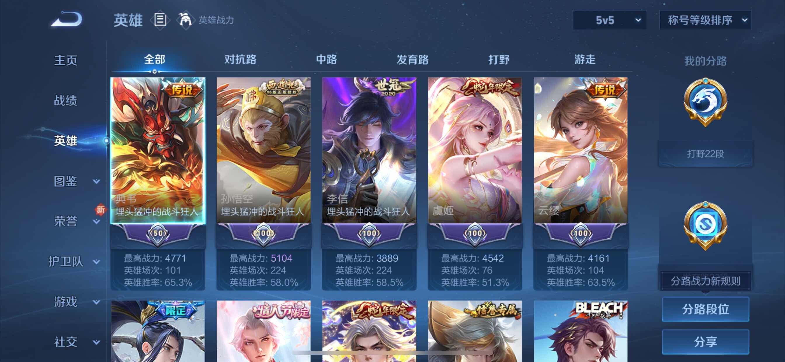 WZYXS3204491王者荣耀账号详情图4