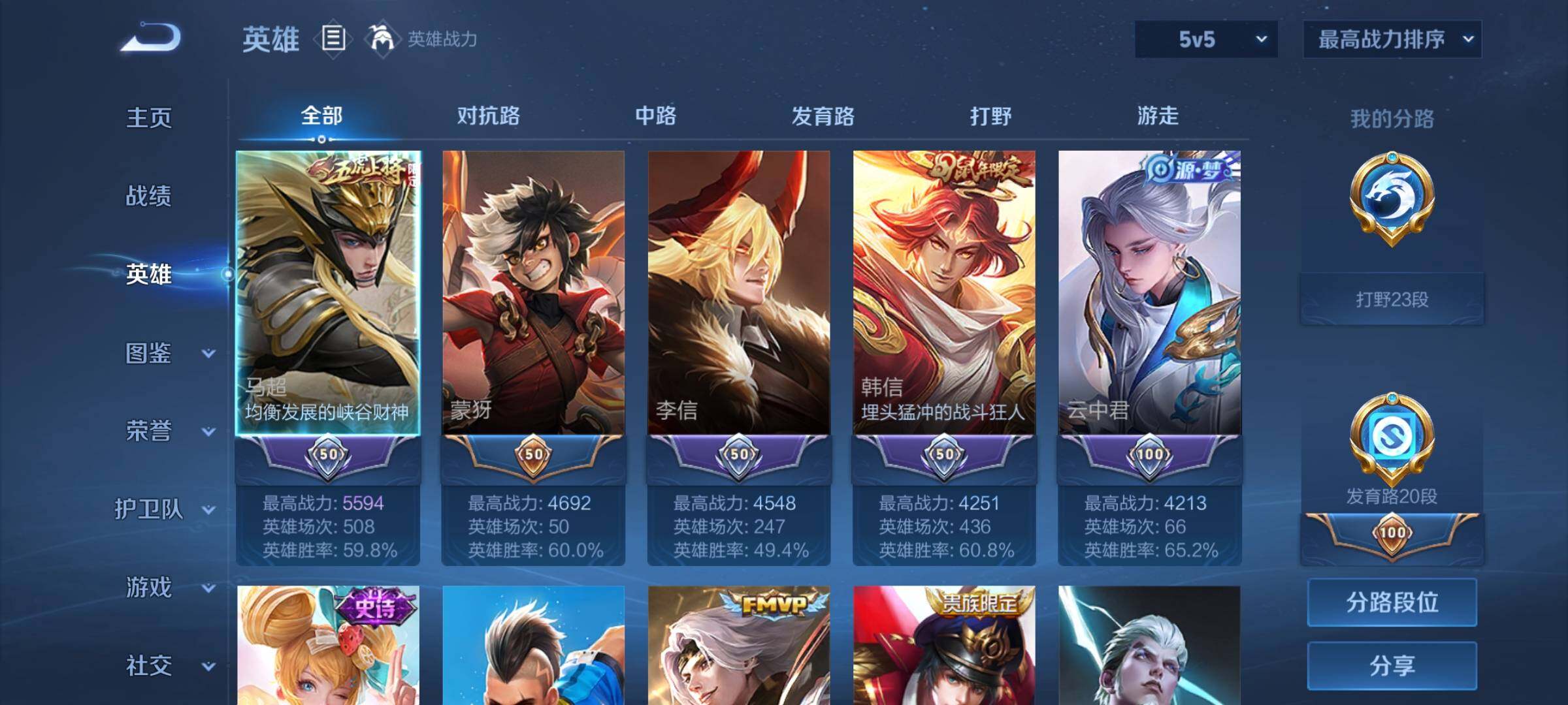 WZYXS3207155王者荣耀账号详情图3