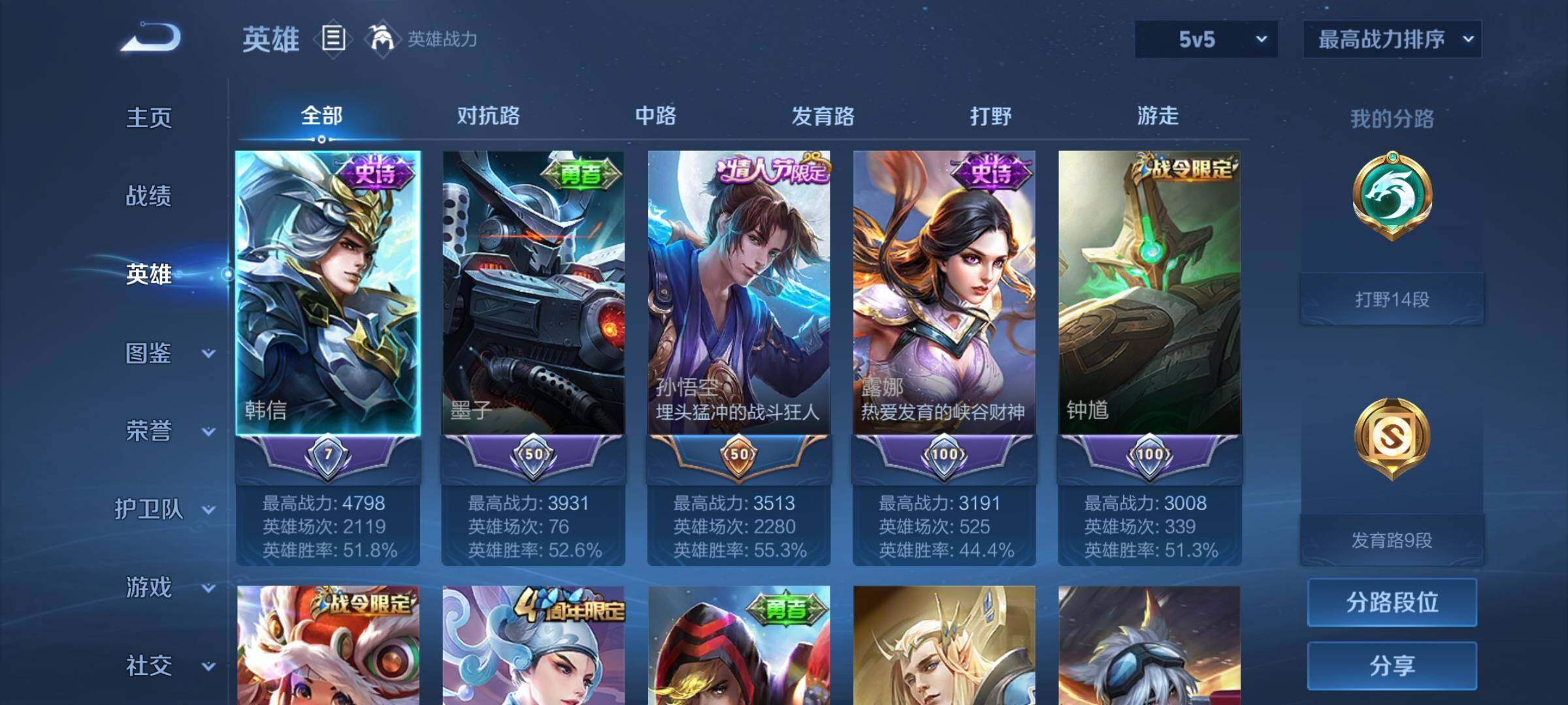 WZYXS3204506王者荣耀账号详情图3 WZYXS3204506王者荣耀账号详情图3
