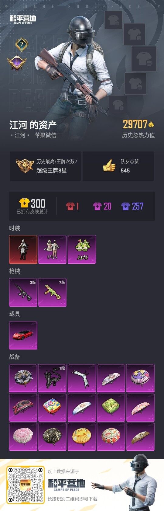 HPLE3285275和平精英账号详情图2 HPLE3285275和平精英账号详情图2