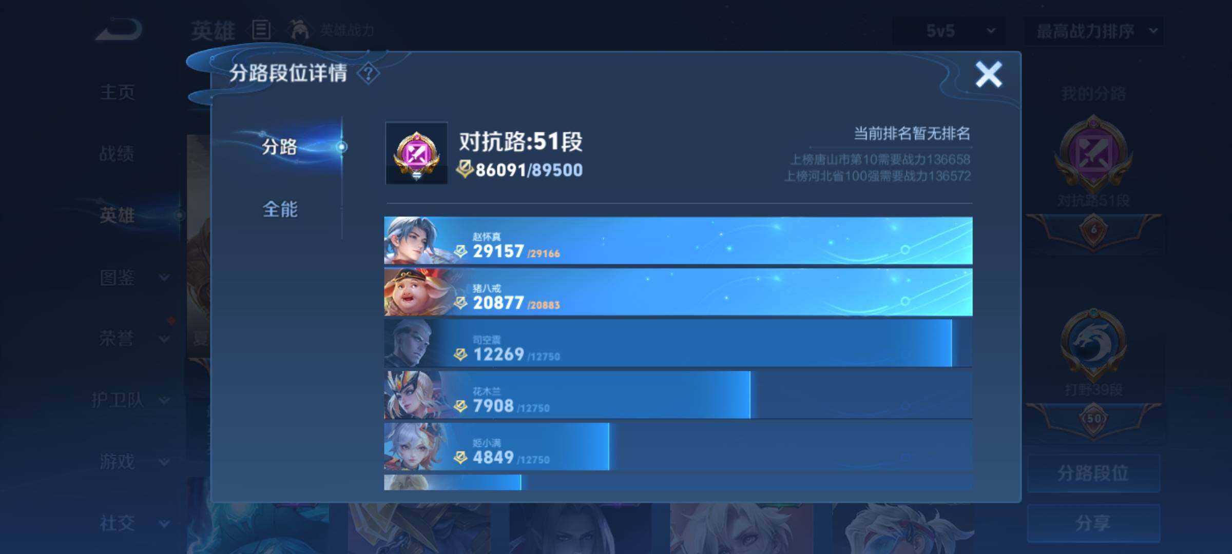 WZYXS3207030王者荣耀账号详情图5