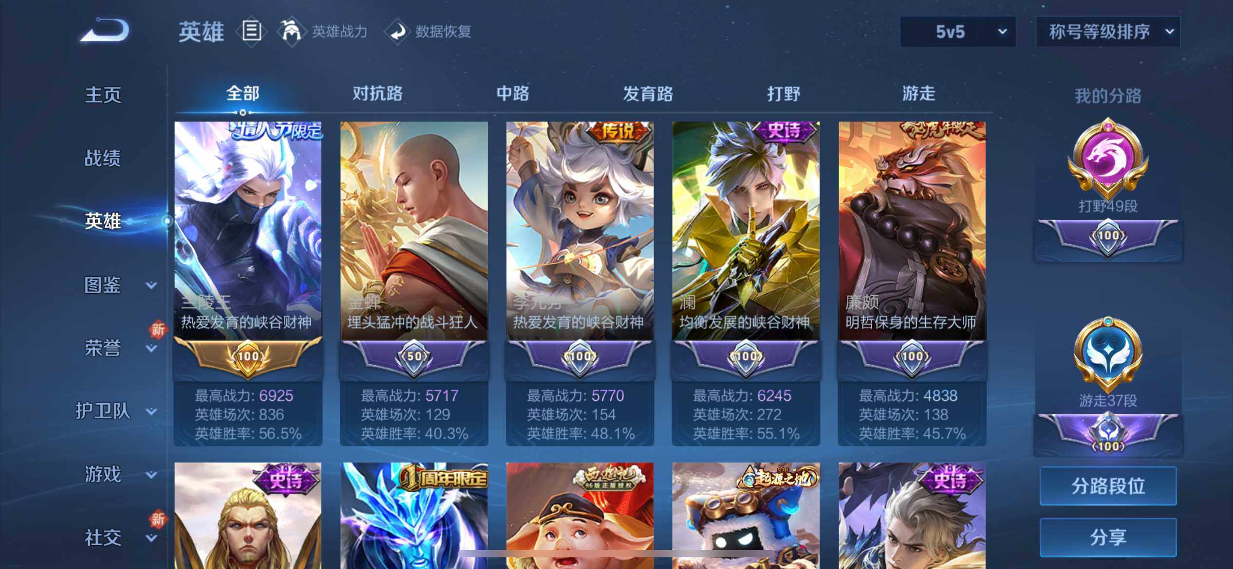 WZYXS3204230王者荣耀账号详情图4
