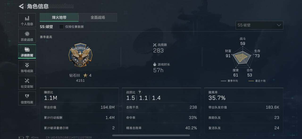 SJZEY310784三角洲行动账号详情图2 SJZEY310784三角洲行动账号详情图2