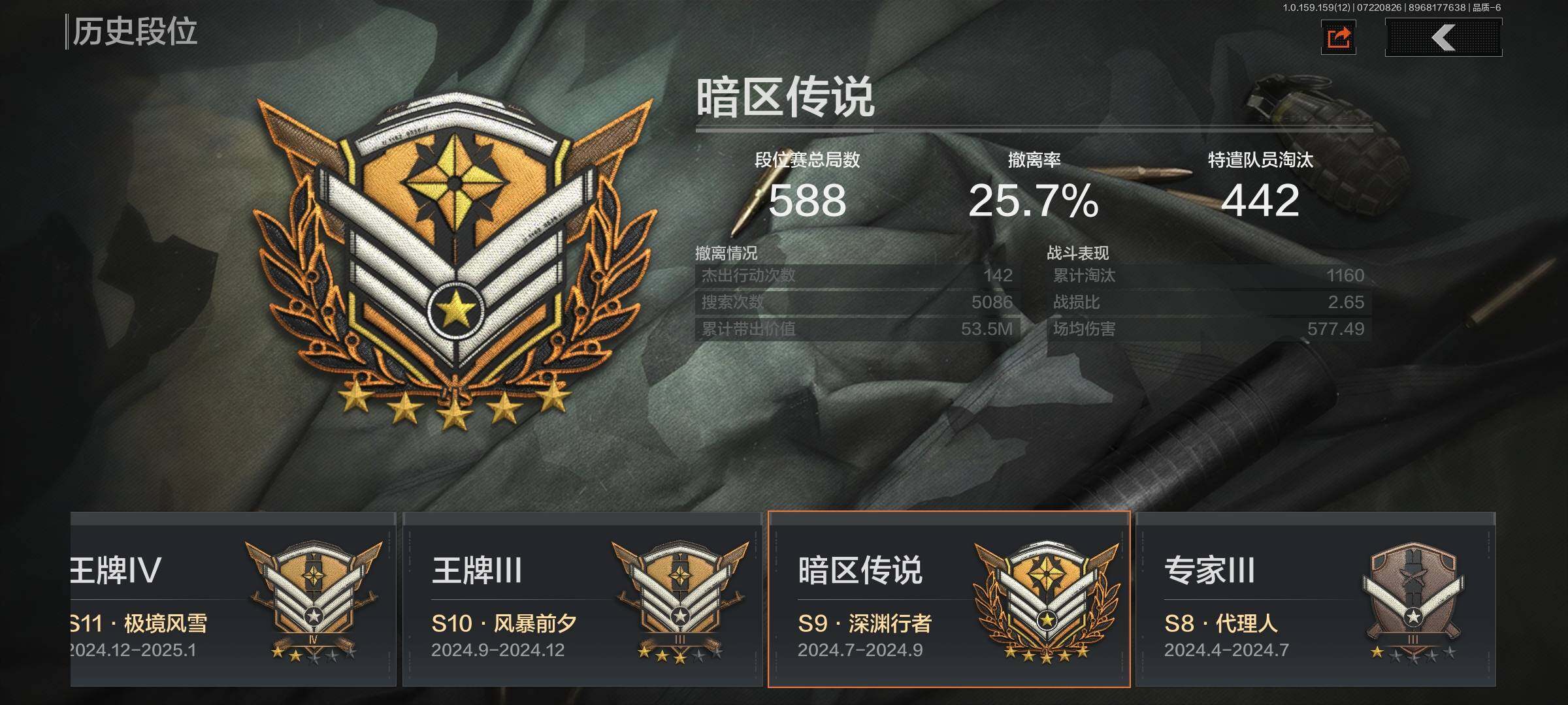 AQEY33473暗区突围账号详情图11