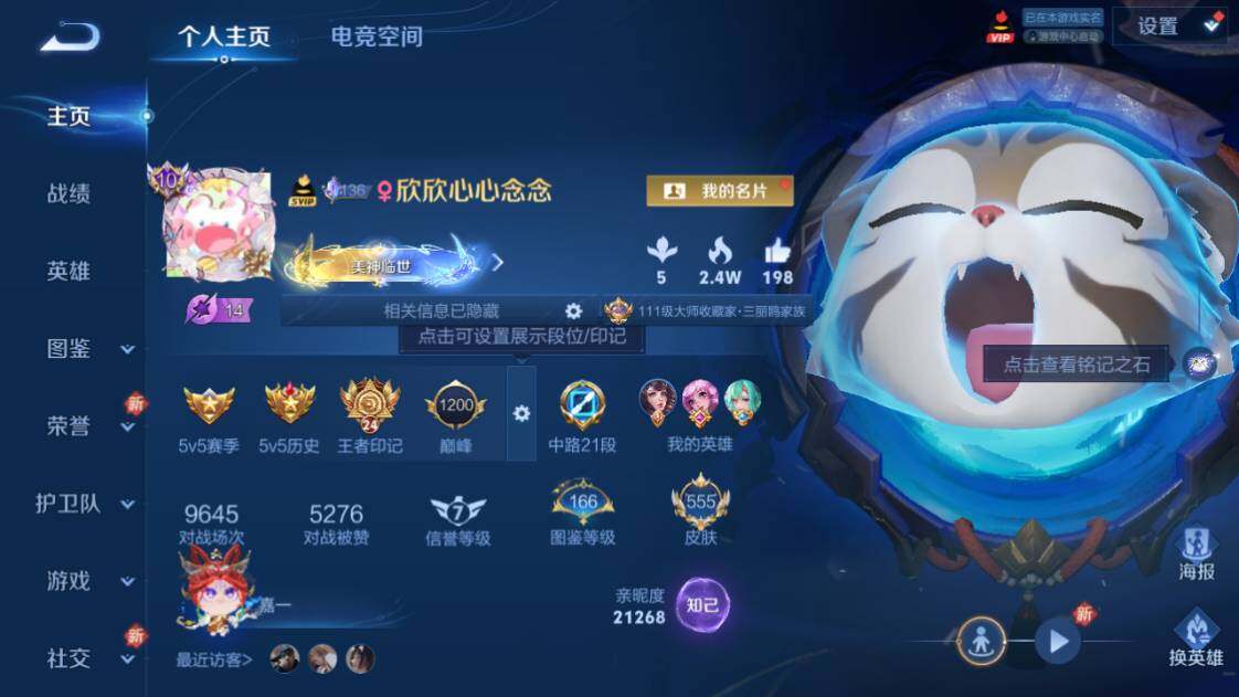 WZ033204273王者荣耀账号详情图3 WZ033204273王者荣耀账号详情图3