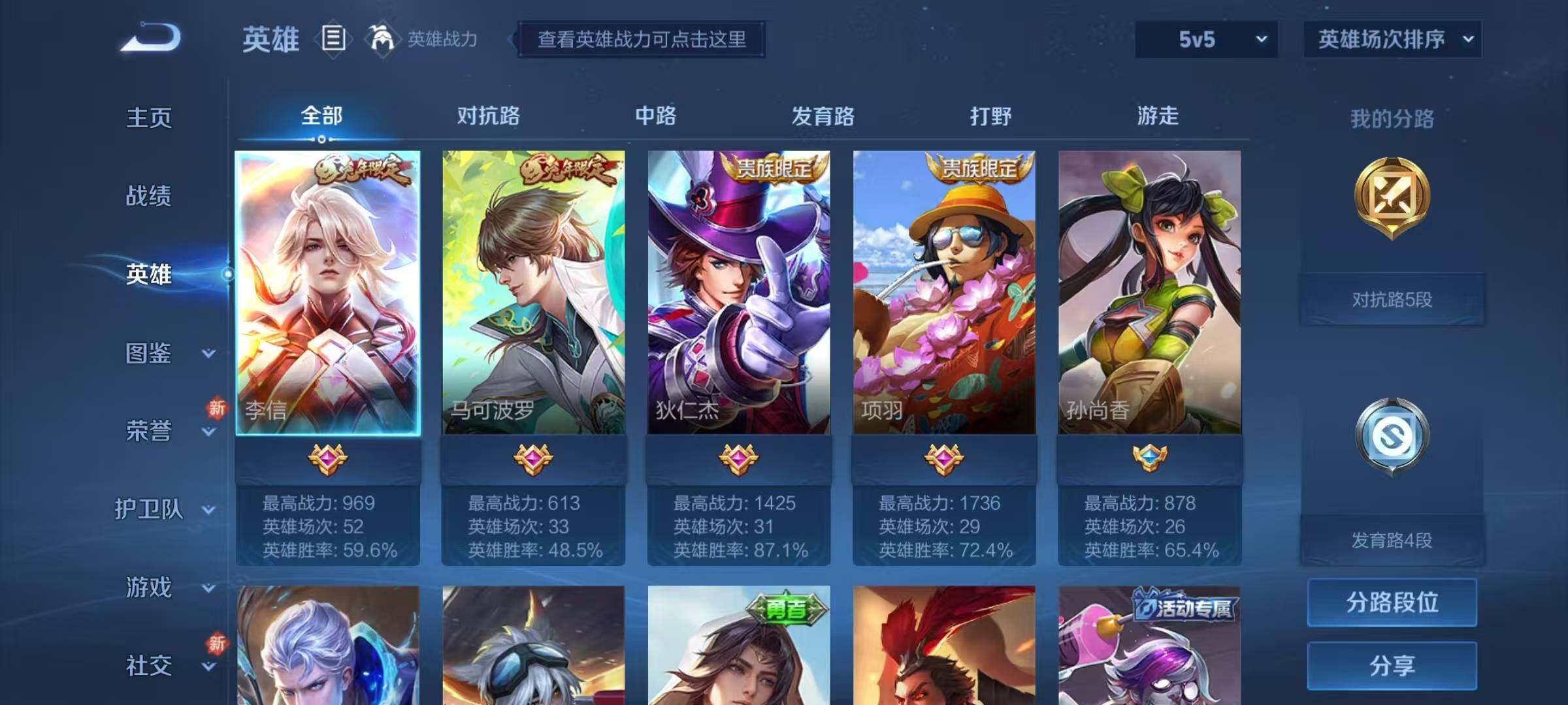 WZJZ3206280王者荣耀账号详情图4 WZJZ3206280王者荣耀账号详情图4