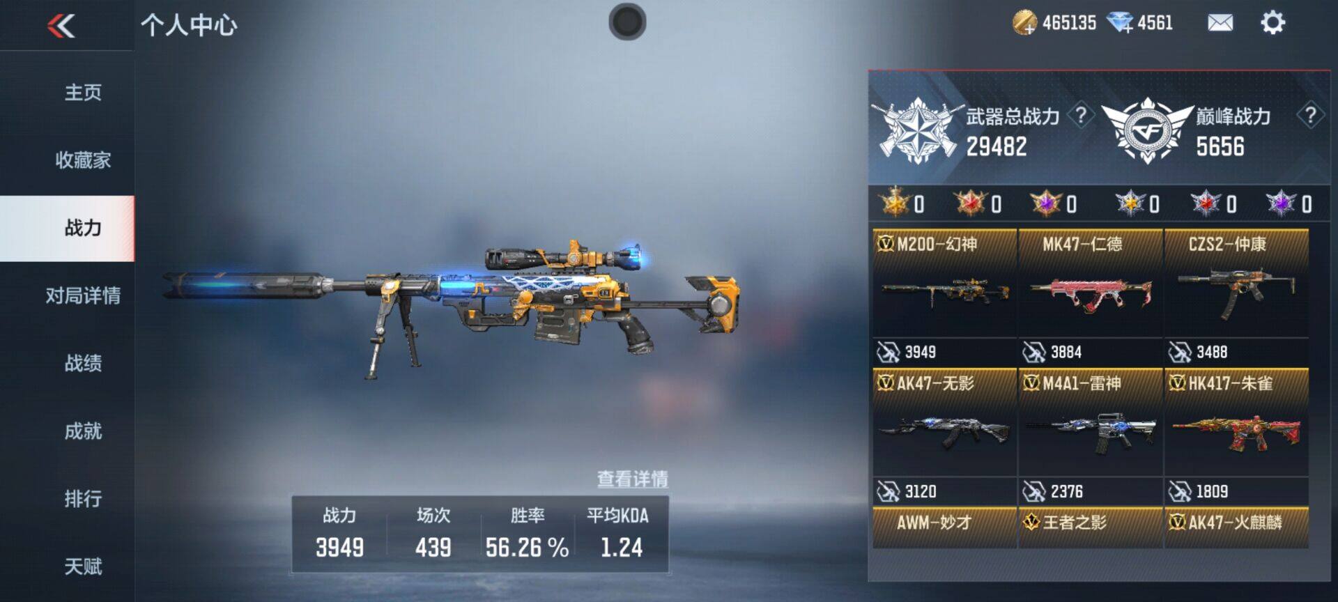 CFMEY340206枪战王者账号详情图6 CFMEY340206枪战王者账号详情图6