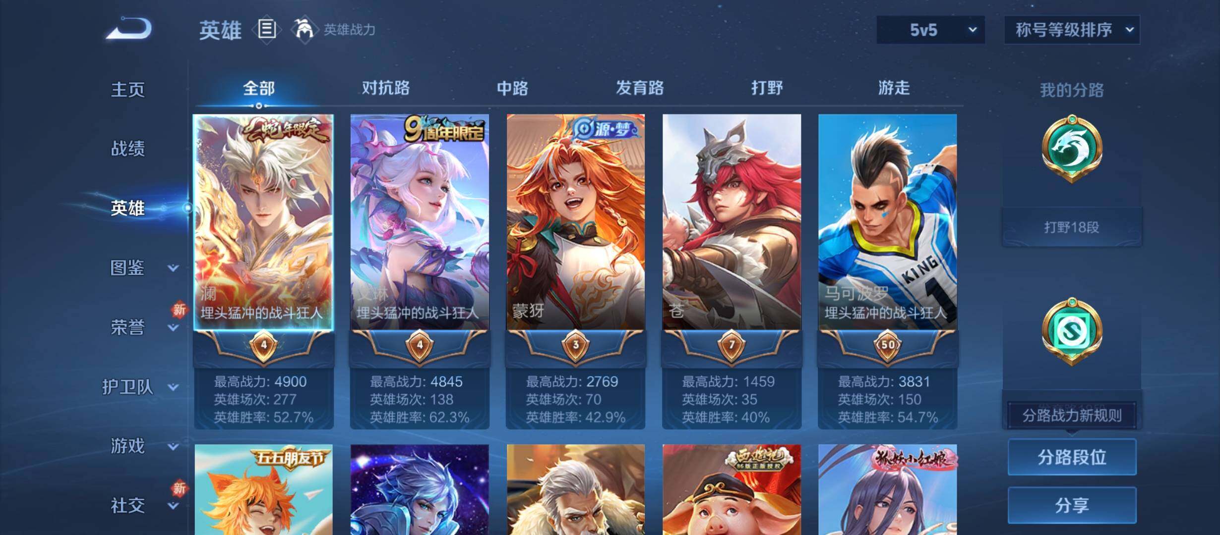 WZYXS3208640王者荣耀账号详情图3 WZYXS3208640王者荣耀账号详情图3