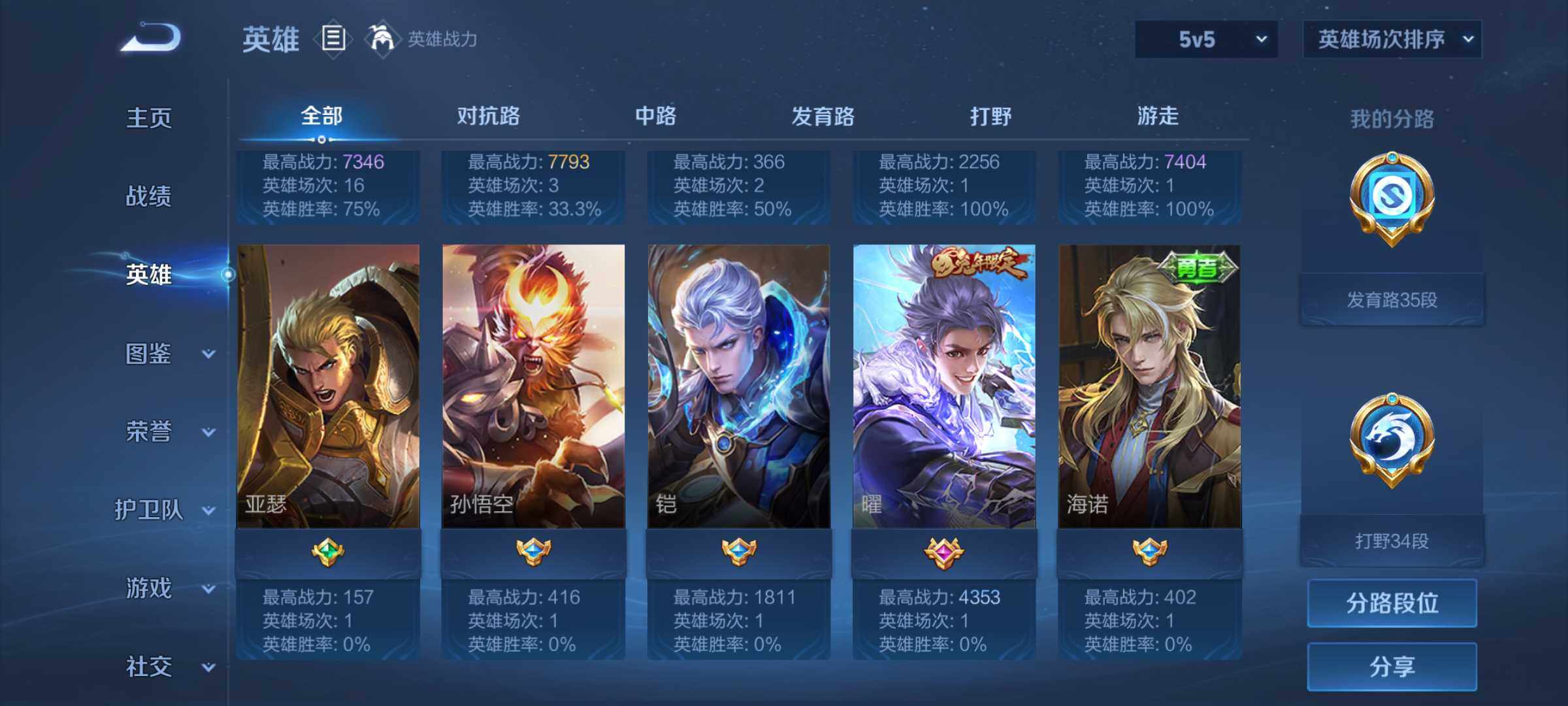 WZJM3207195王者荣耀账号详情图14 WZJM3207195王者荣耀账号详情图14