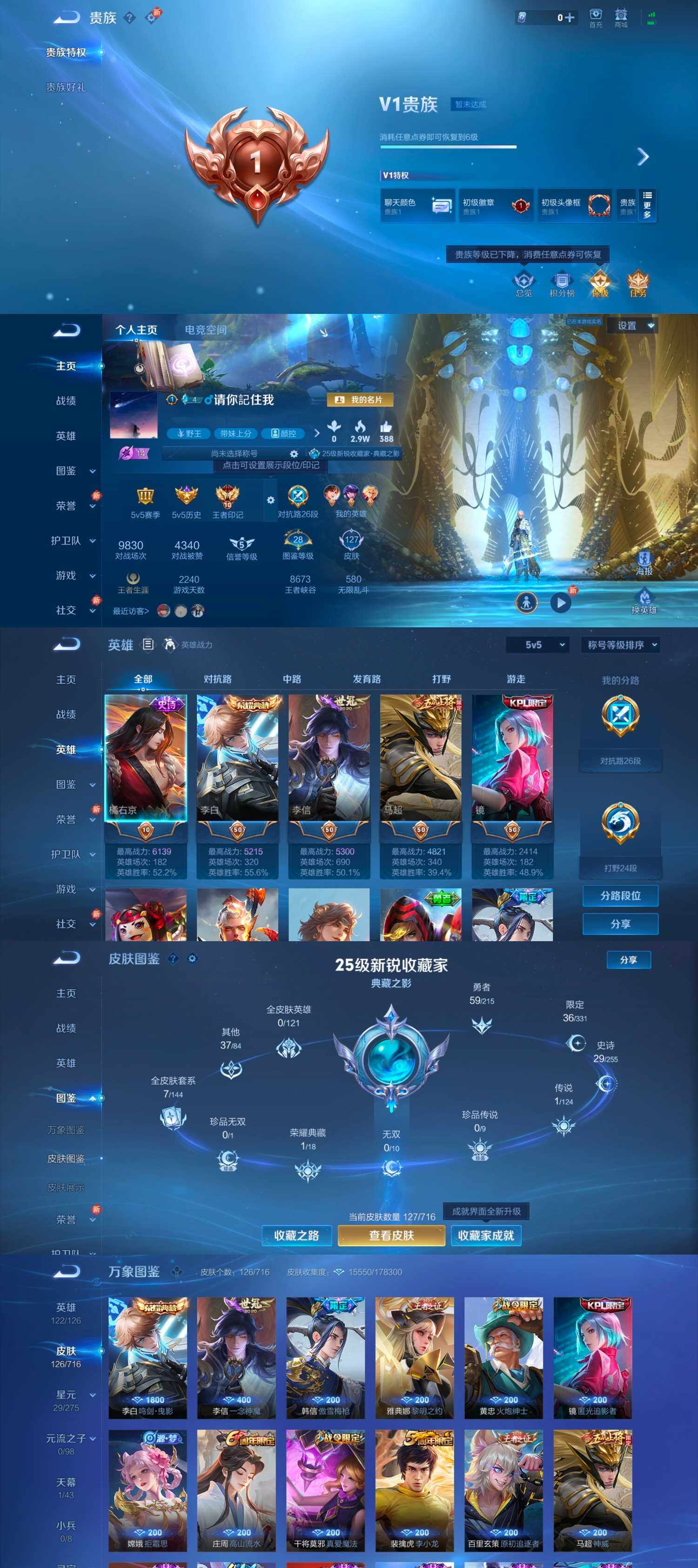 WZYXS3205144王者荣耀账号详情图2 WZYXS3205144王者荣耀账号详情图2
