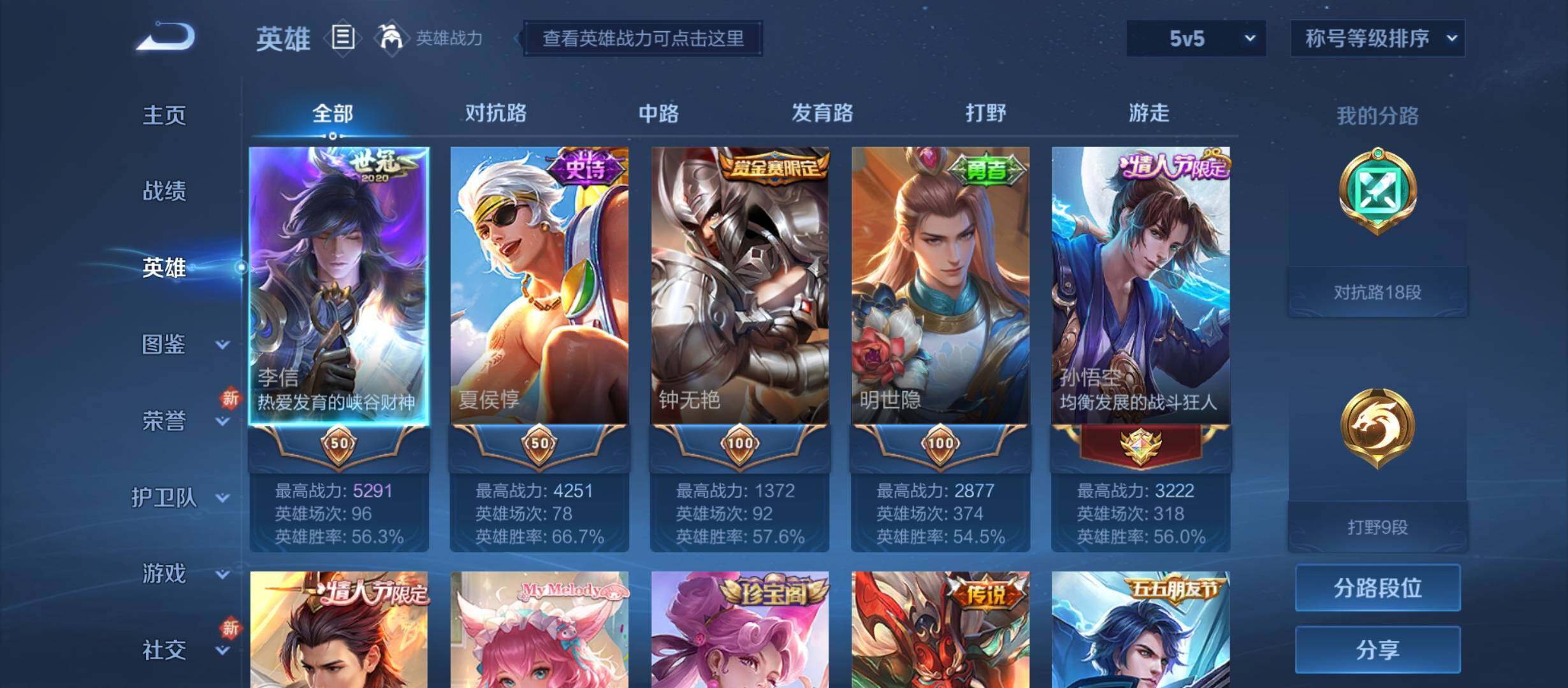 WZYXS3207501王者荣耀账号详情图3 WZYXS3207501王者荣耀账号详情图3
