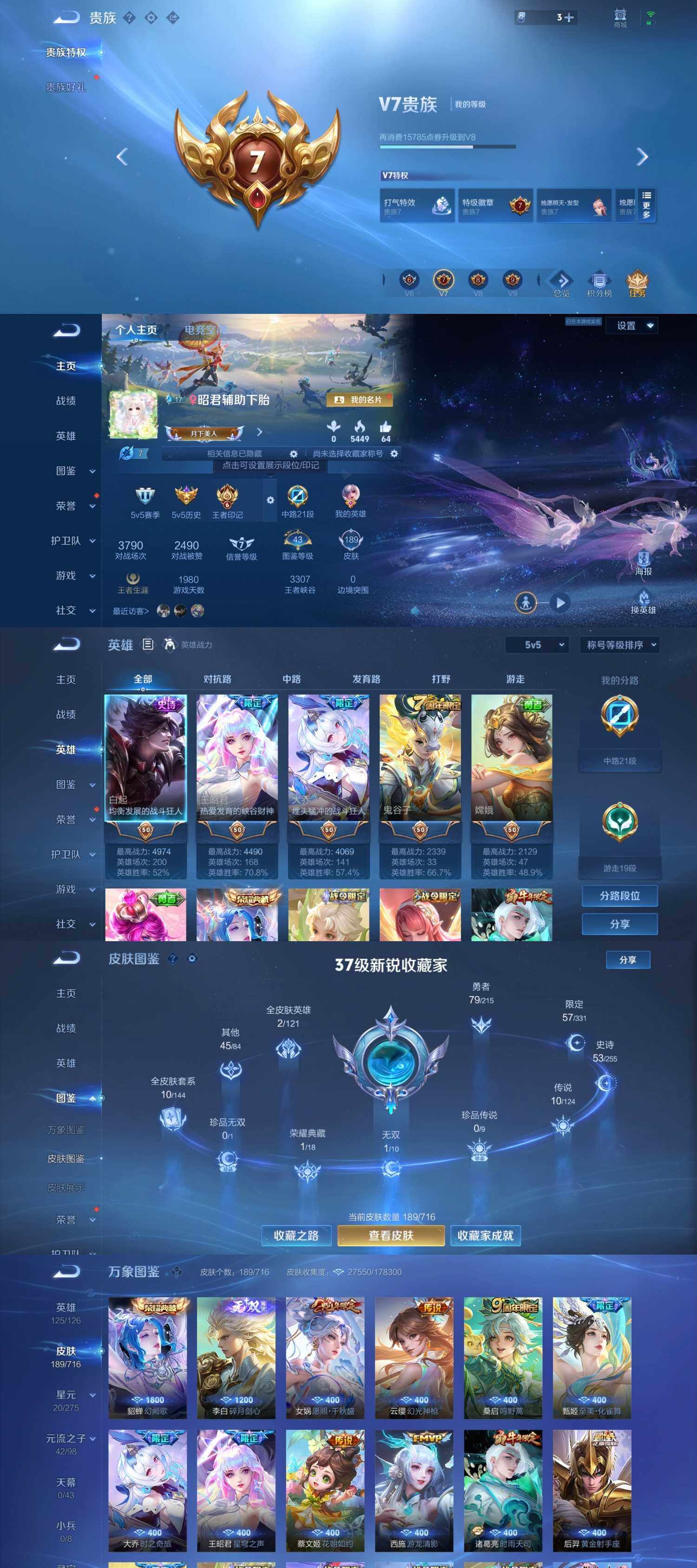 WZYXS3205303王者荣耀账号详情图2 WZYXS3205303王者荣耀账号详情图2