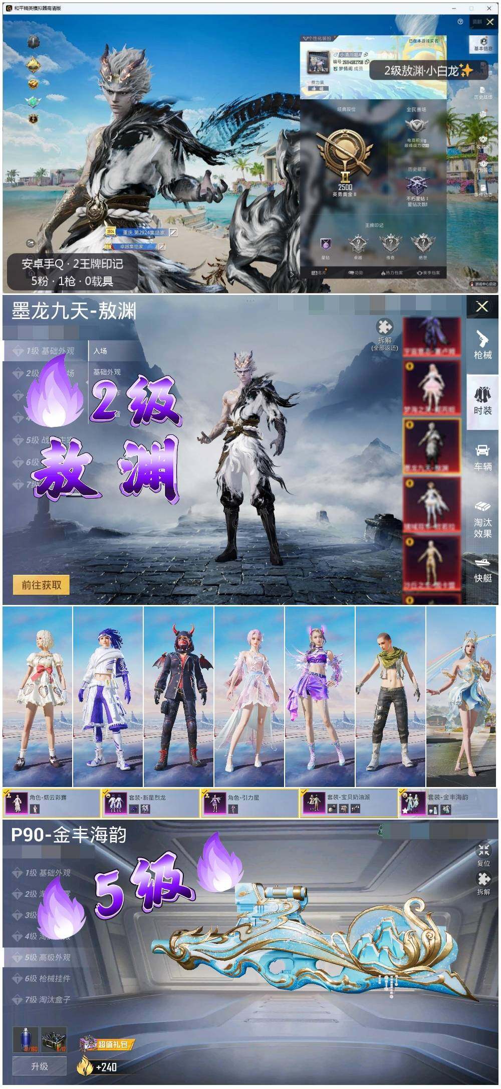 HPLE3336384和平精英账号详情图2