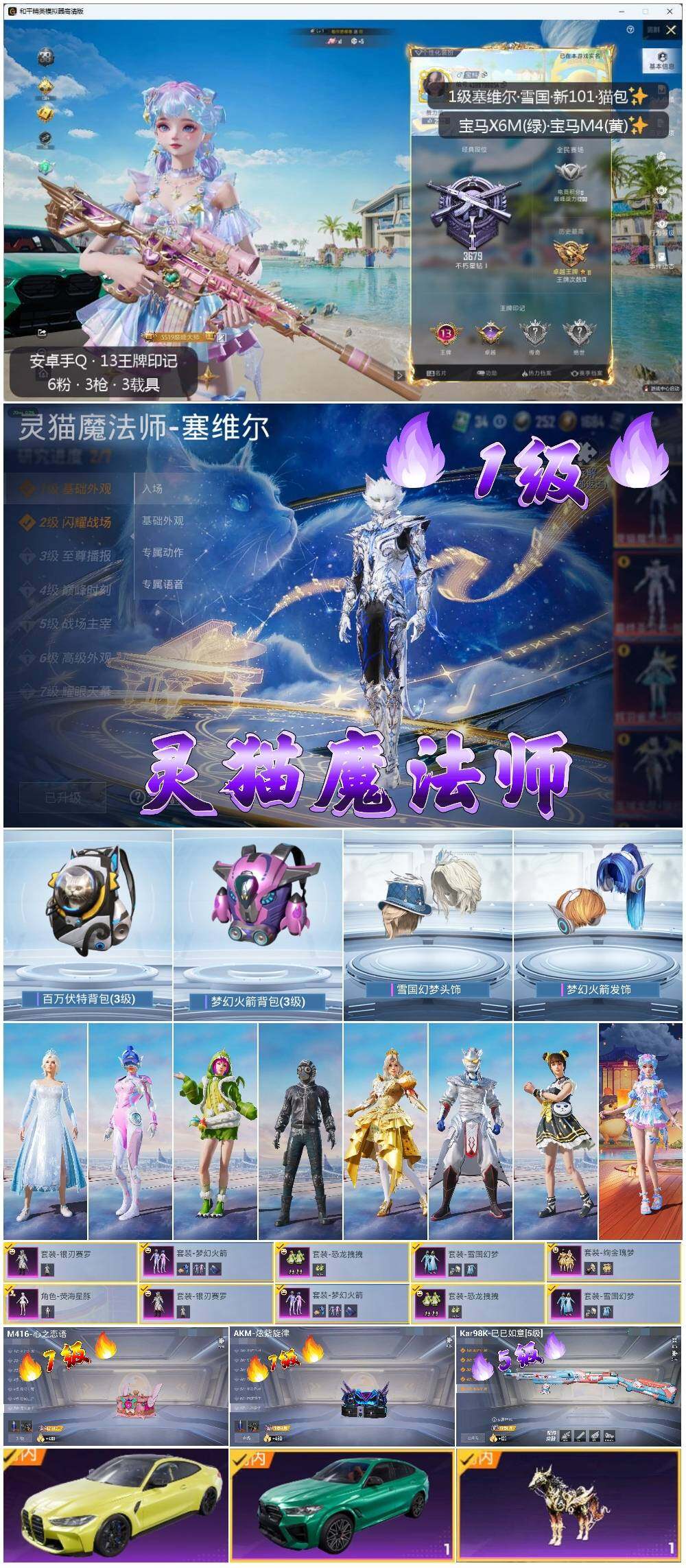 HPLE3336386和平精英账号详情图2