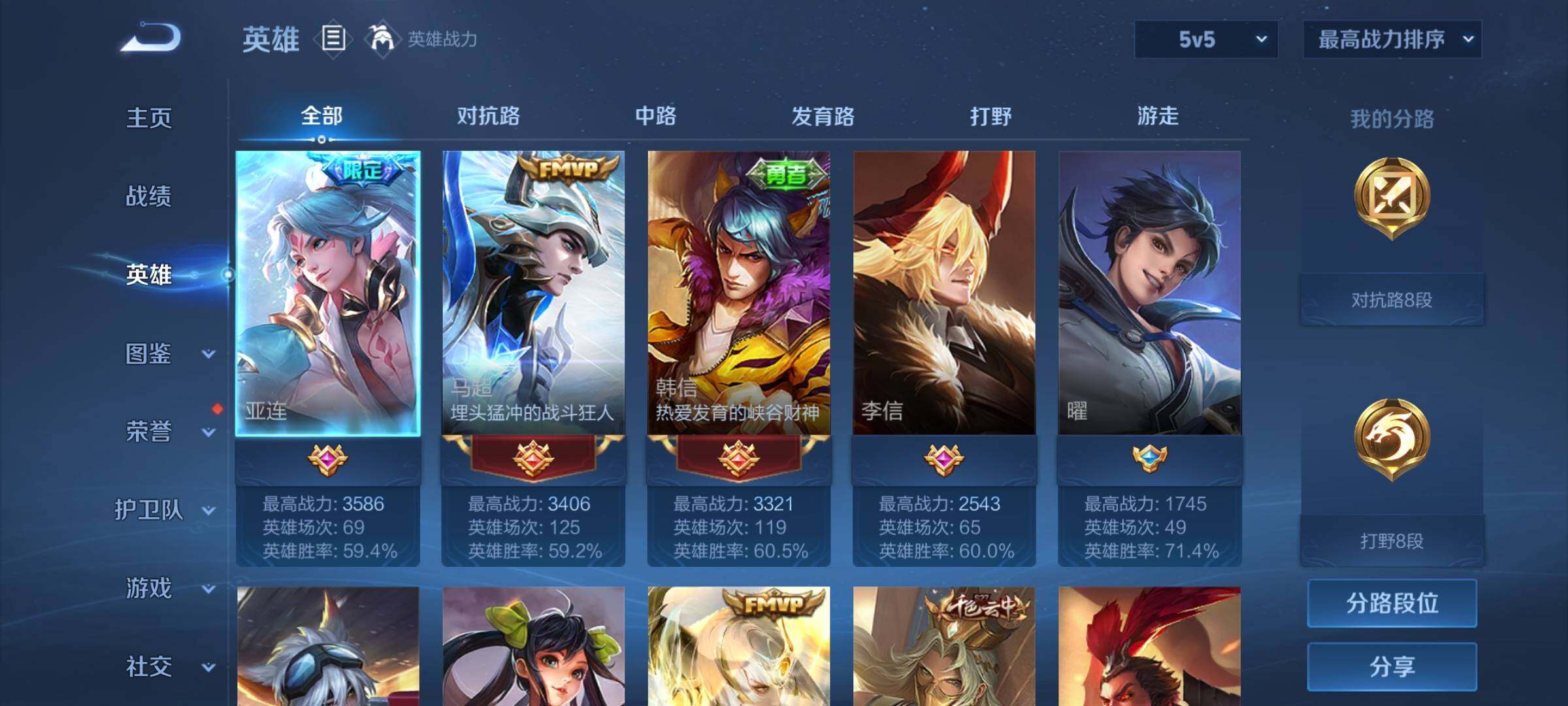 WZYXS3206694王者荣耀账号详情图3 WZYXS3206694王者荣耀账号详情图3