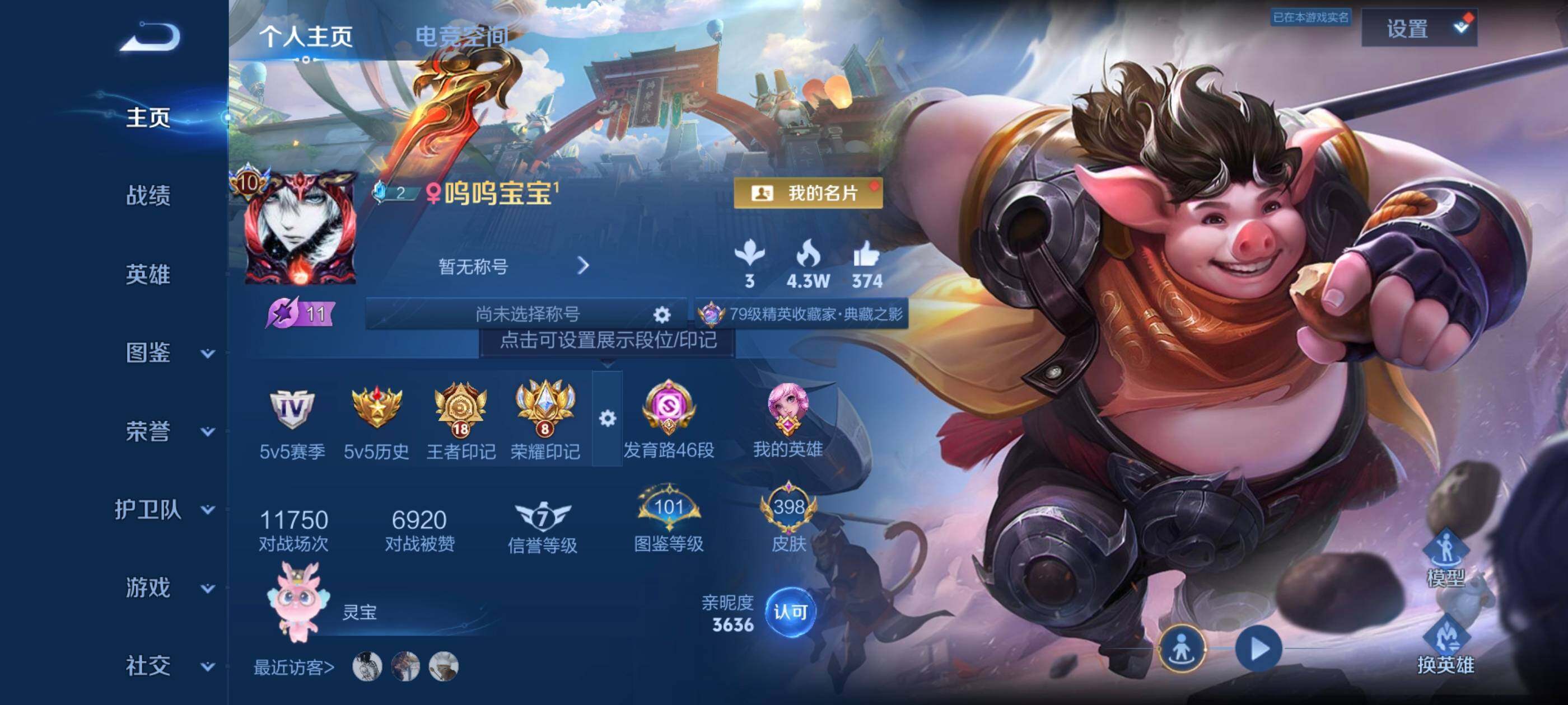 WZXS3206174王者荣耀账号详情图3