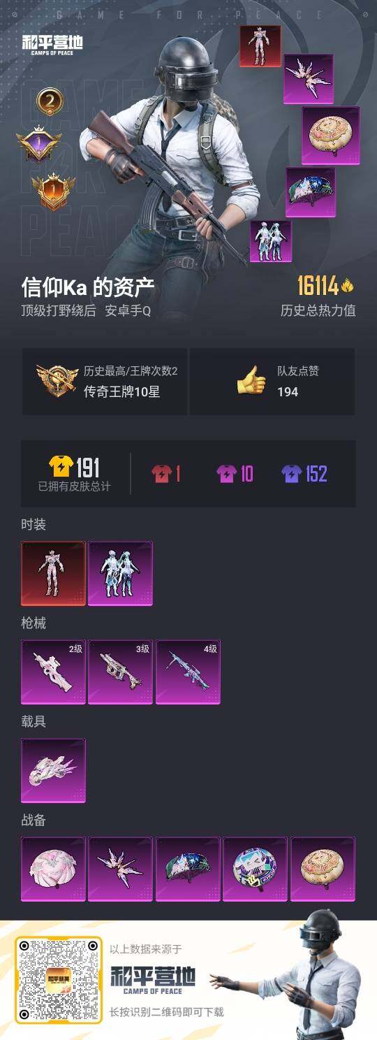 HPLE3336385和平精英账号详情图3