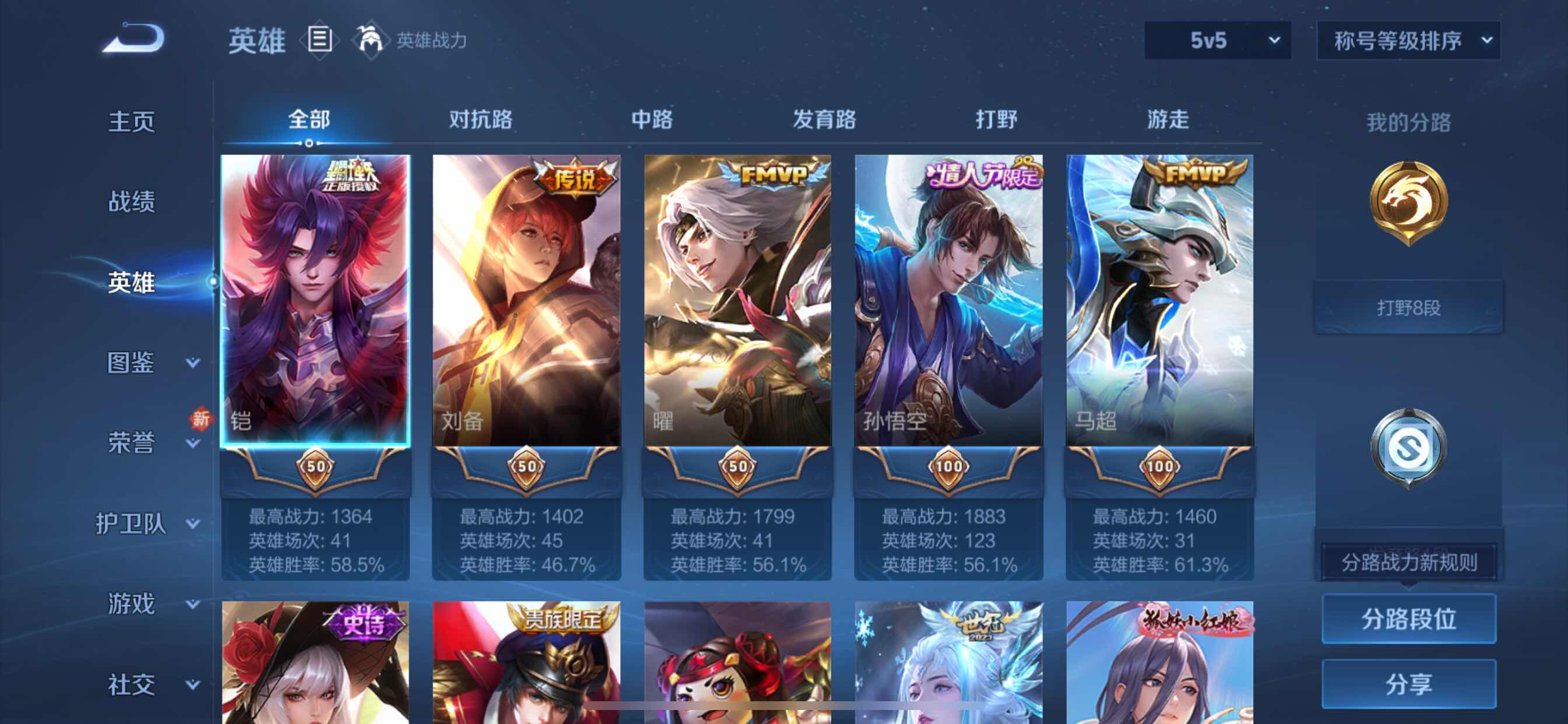 WZYXS3207174王者荣耀账号详情图4