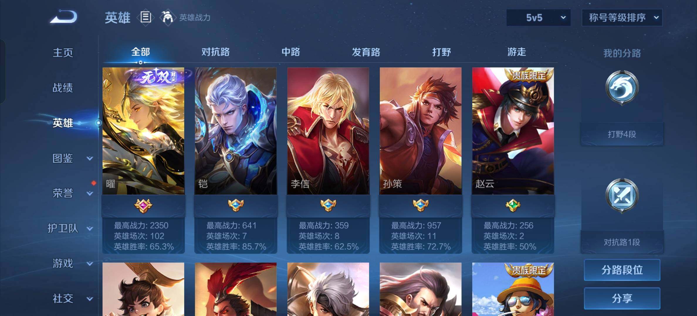 WZYXS3207176王者荣耀账号详情图4