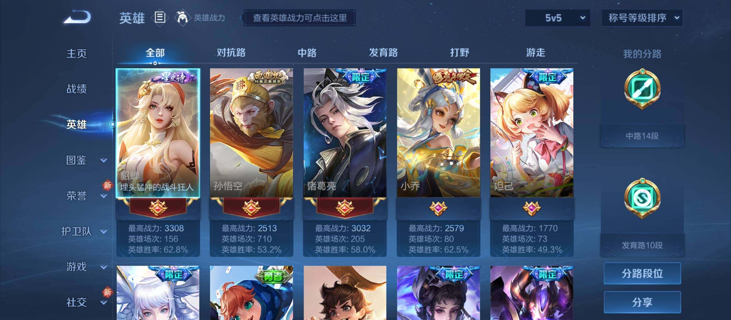 WZYXS3212300王者荣耀账号详情图3