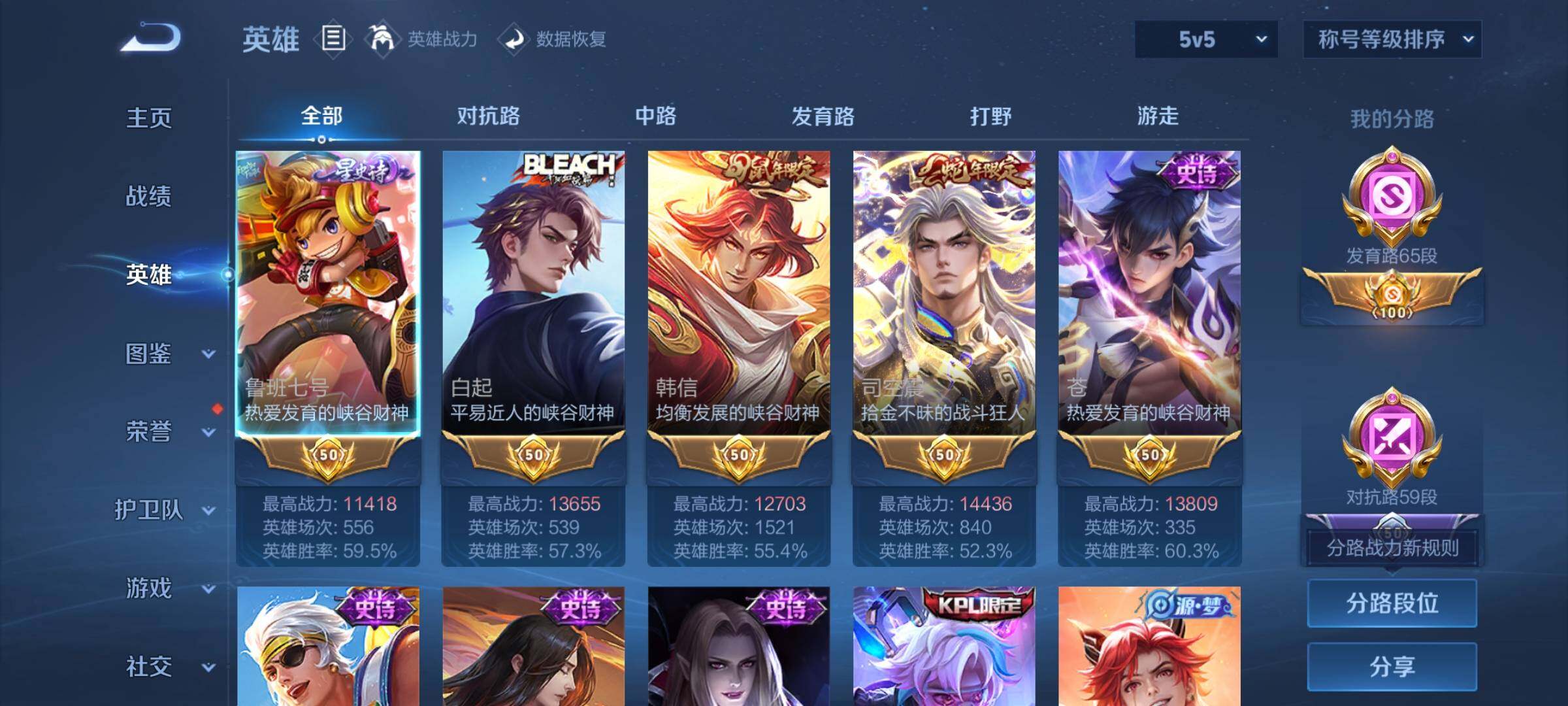 WZYXS3206730王者荣耀账号详情图4 WZYXS3206730王者荣耀账号详情图4