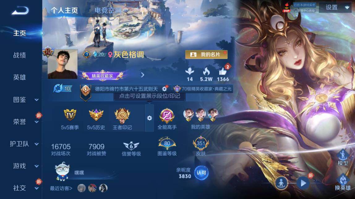 WZ033206787王者荣耀账号详情图8 WZ033206787王者荣耀账号详情图8