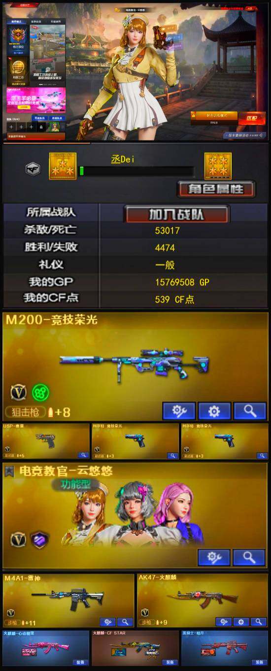 CFLX320820穿越火线账号详情图3 CFLX320820穿越火线账号详情图3