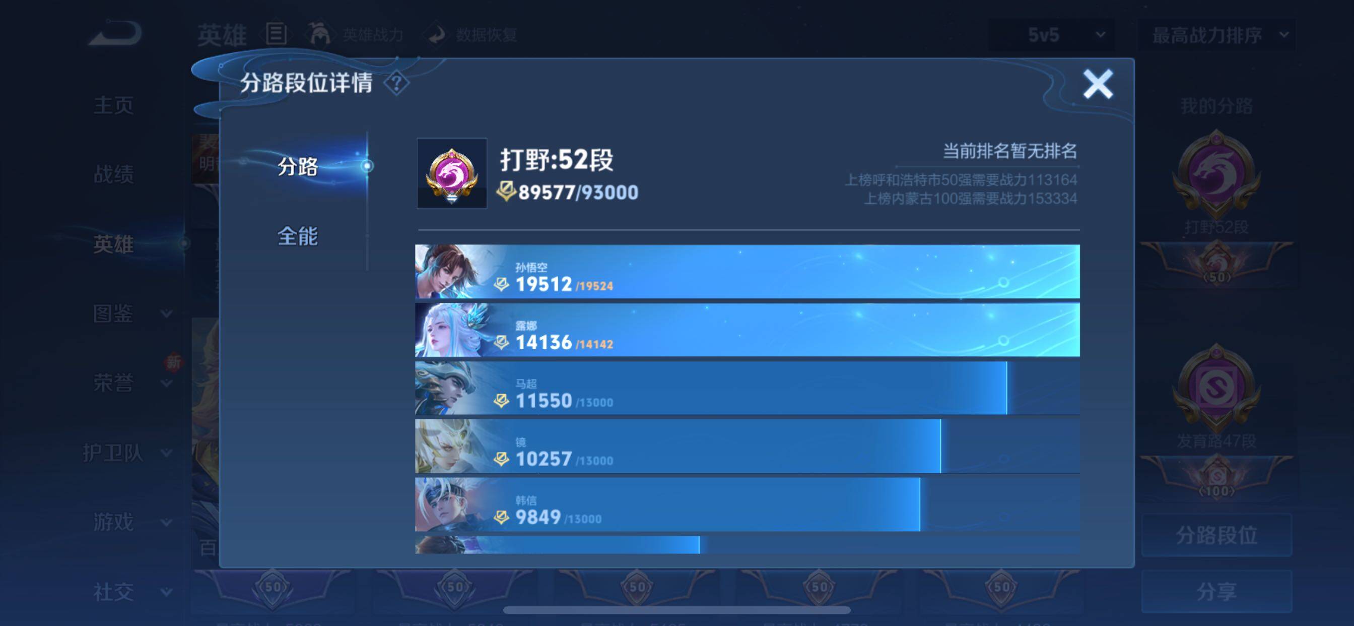 WZYXS3207508王者荣耀账号详情图5