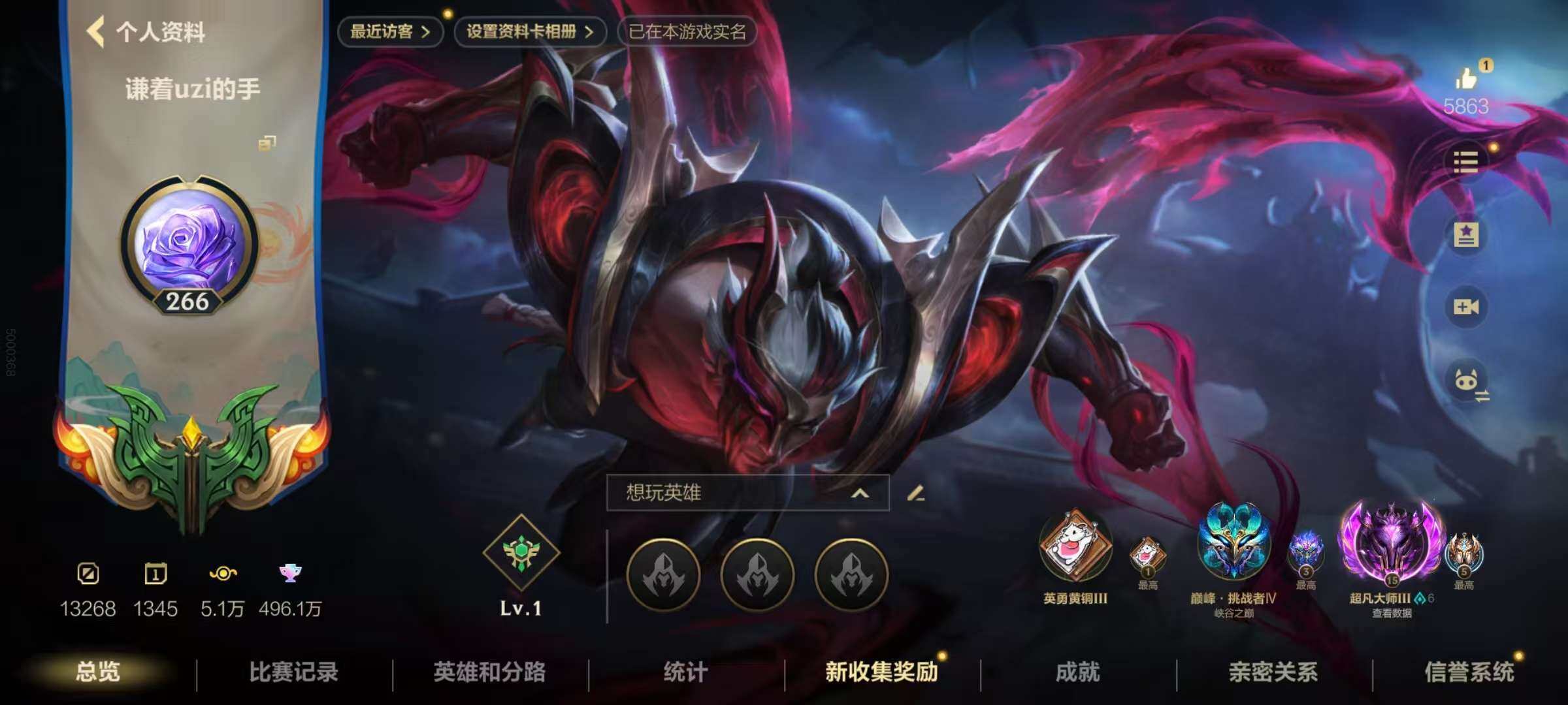 LOMZY31463LOL手游账号详情图3